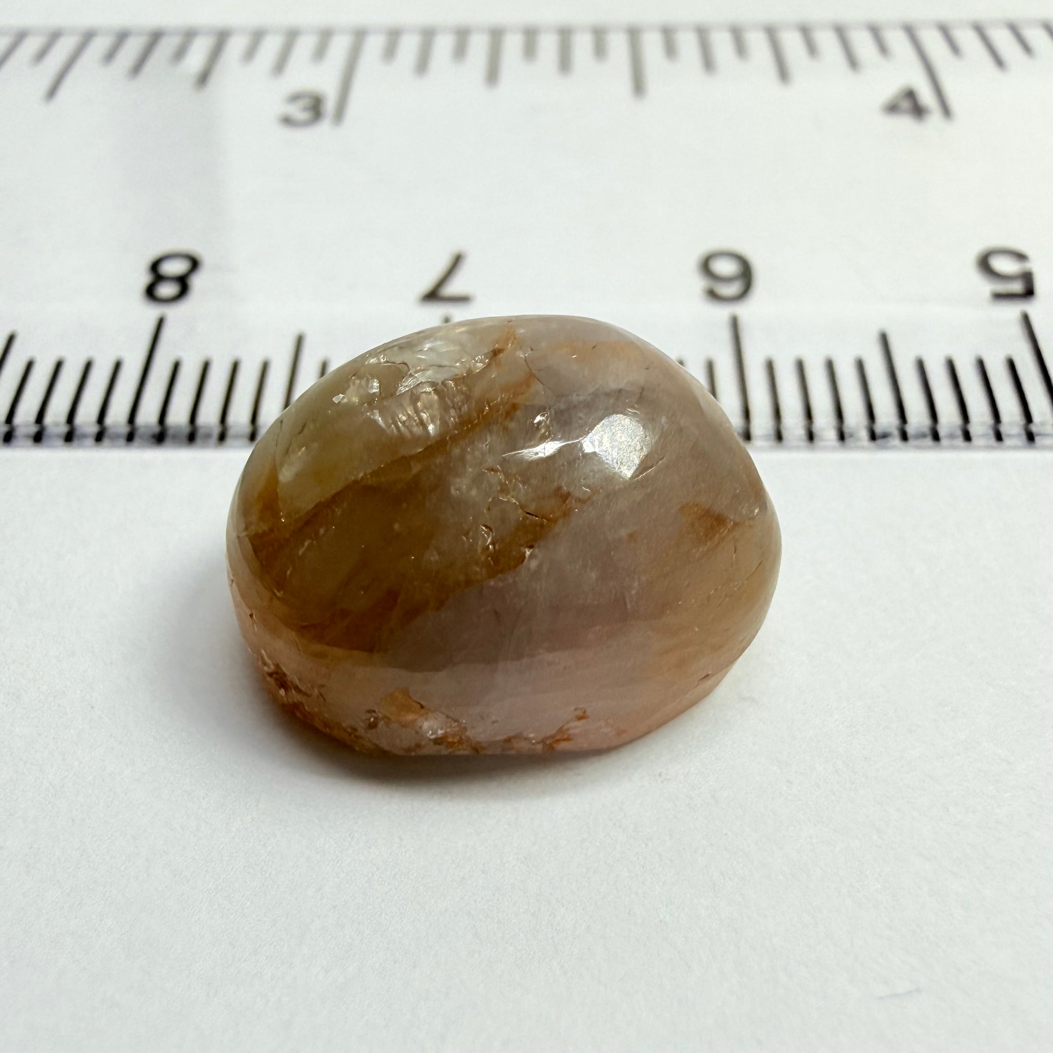 Sapphire Cabochon, 18.40ct, Umba, Tanzania, Untreated Unheated, looks like a polished pebble