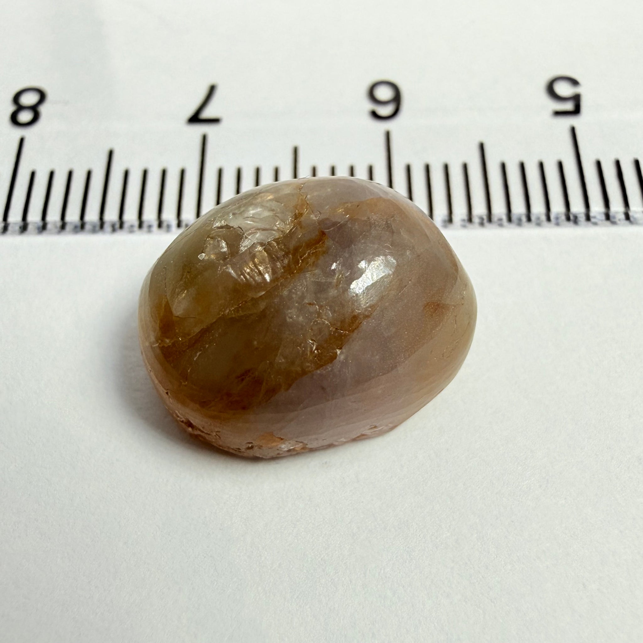 Sapphire Cabochon, 18.40ct, Umba, Tanzania, Untreated Unheated, looks like a polished pebble