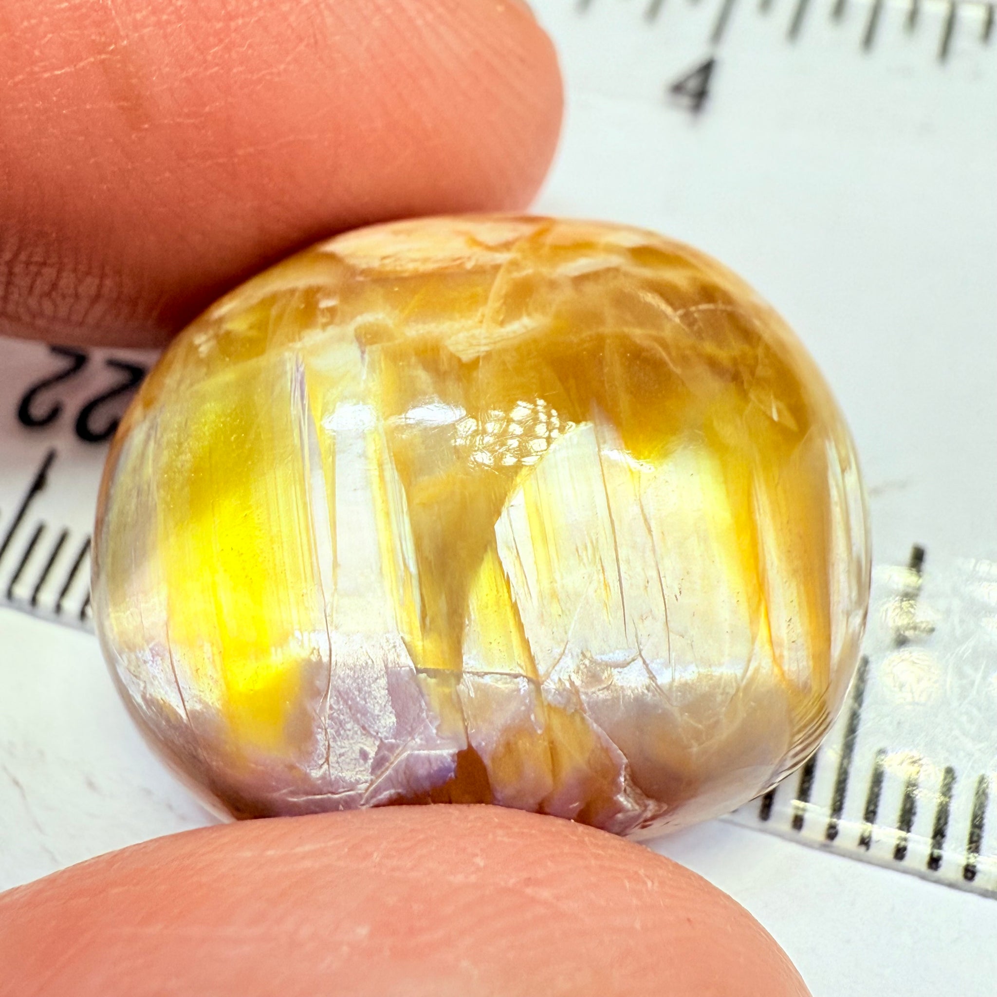 Cats-Eye Opal, 38.46ct, Tanzania, Untreated Unheated