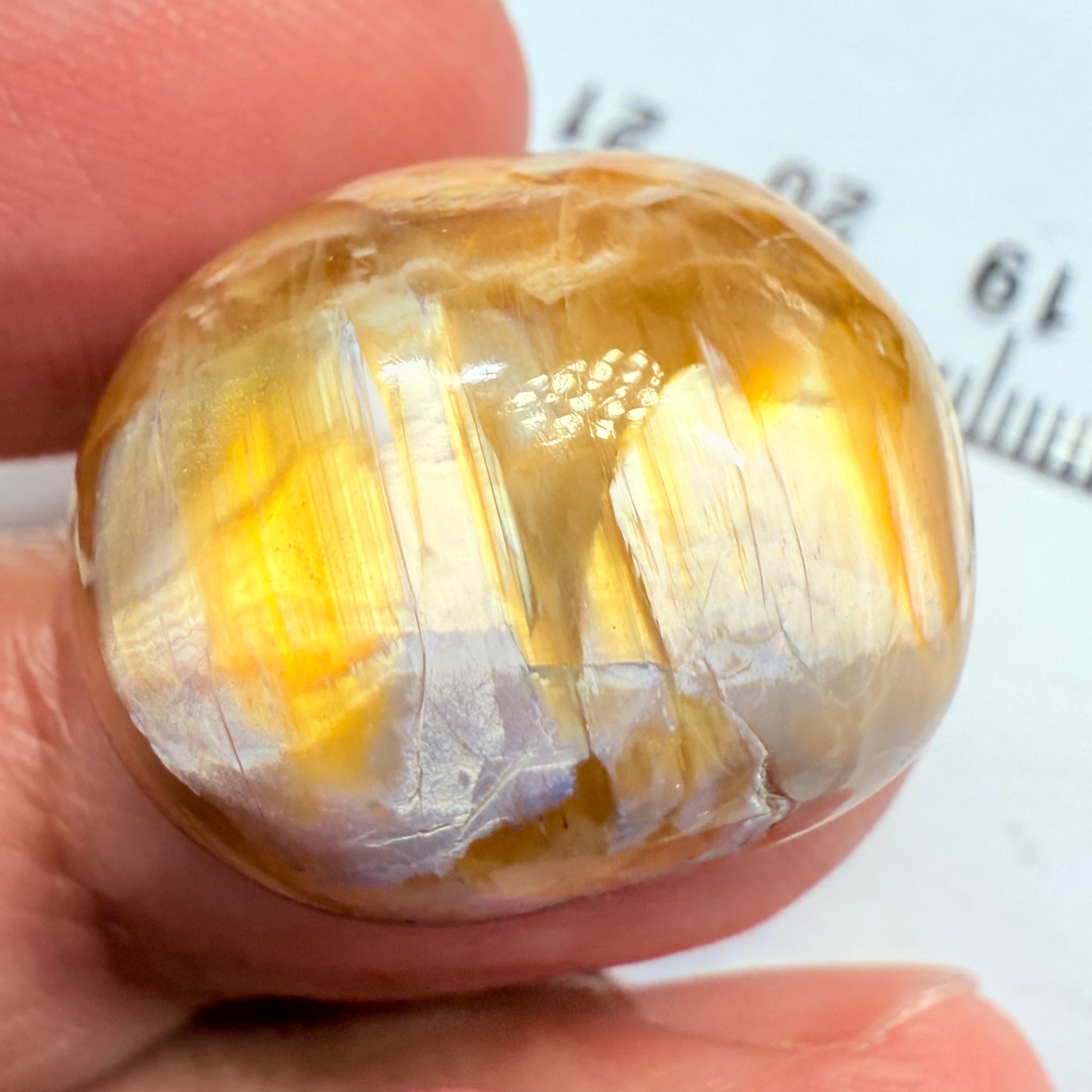 Cats-Eye Opal, 38.46ct, Tanzania, Untreated Unheated