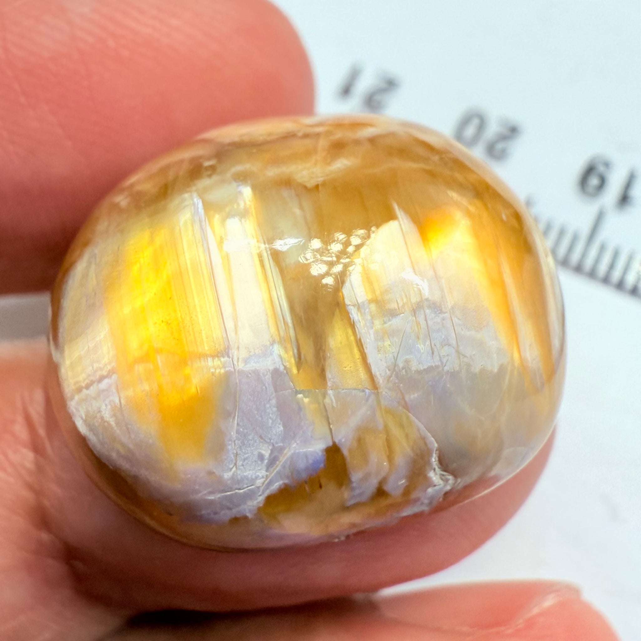 Cats-Eye Opal, 38.46ct, Tanzania, Untreated Unheated