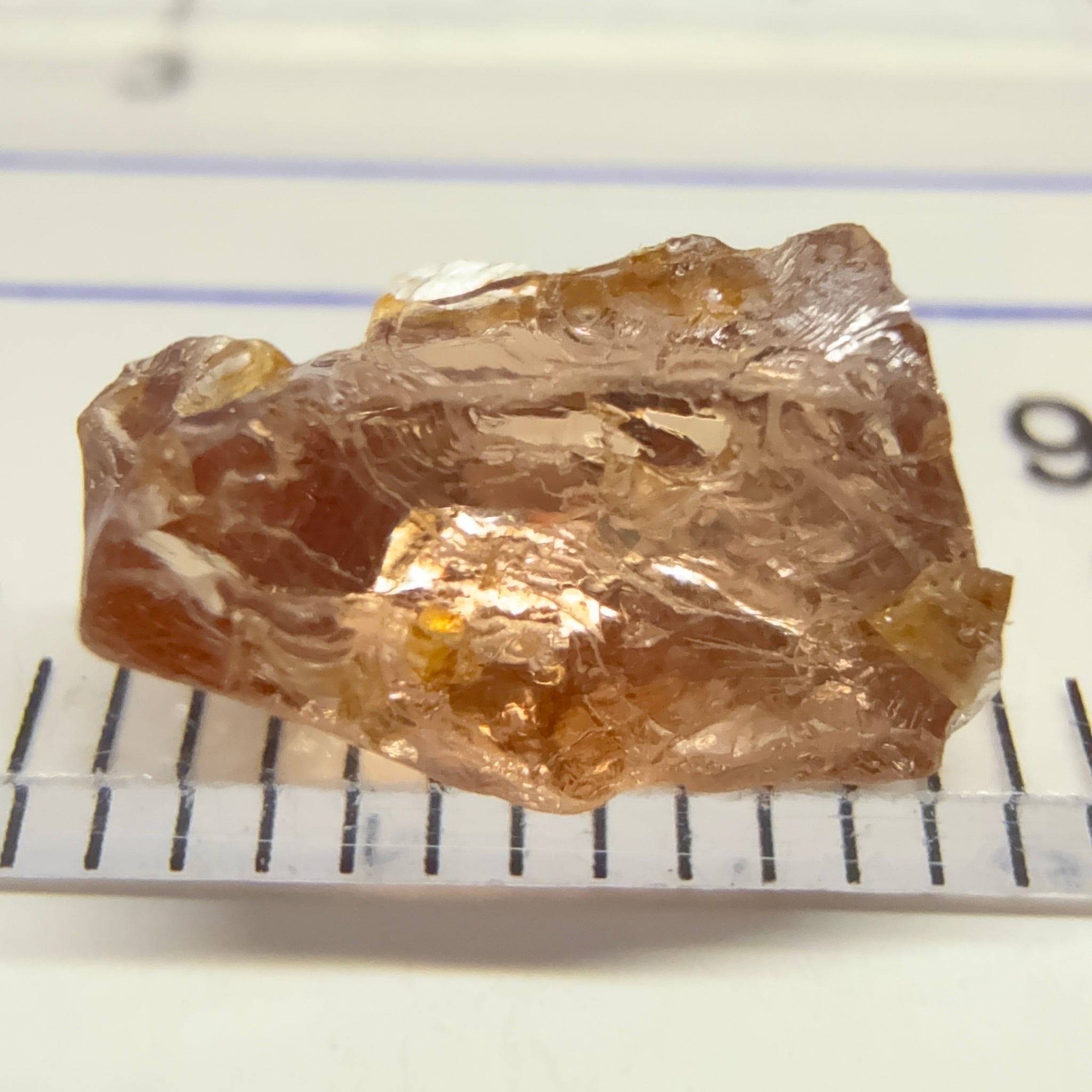 Peach Malaya Garnet, 2.58ct, vvs-if, Unheated Untreated, Umba Valley Tanzania