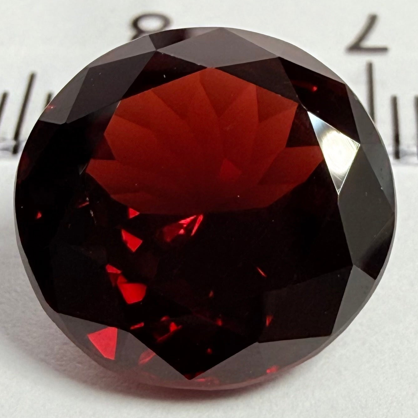 Umba Garnet, dark, 9.57ct, Tanzania, Untreated Unheated