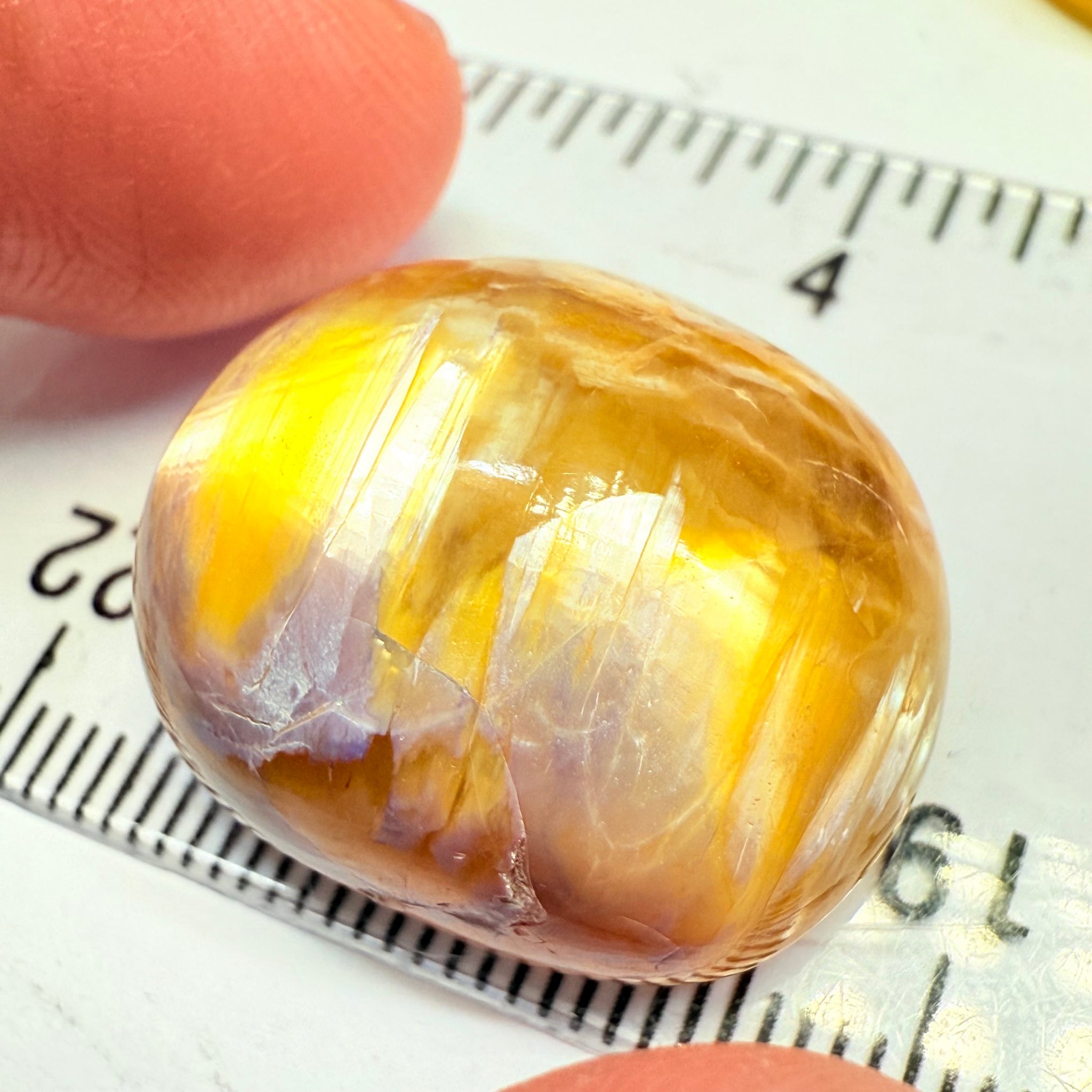 Cats-Eye Opal, 38.46ct, Tanzania, Untreated Unheated