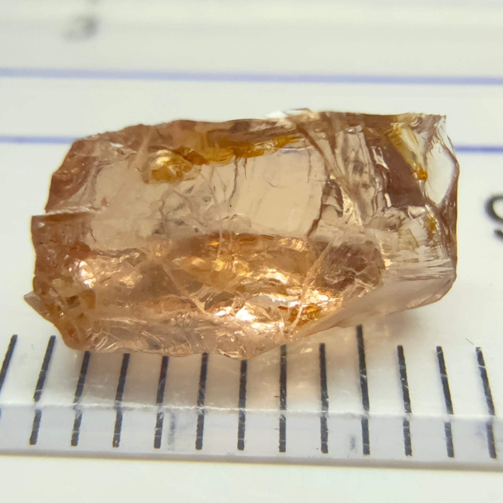 Peach Malaya Garnet, 2.58ct, vvs-if, Unheated Untreated, Umba Valley Tanzania
