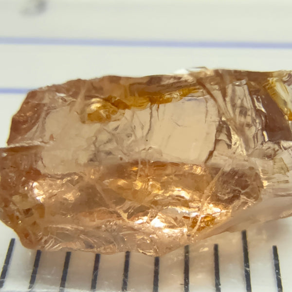 Peach Malaya Garnet, 2.58ct, vvs-if, Unheated Untreated, Umba Valley Tanzania