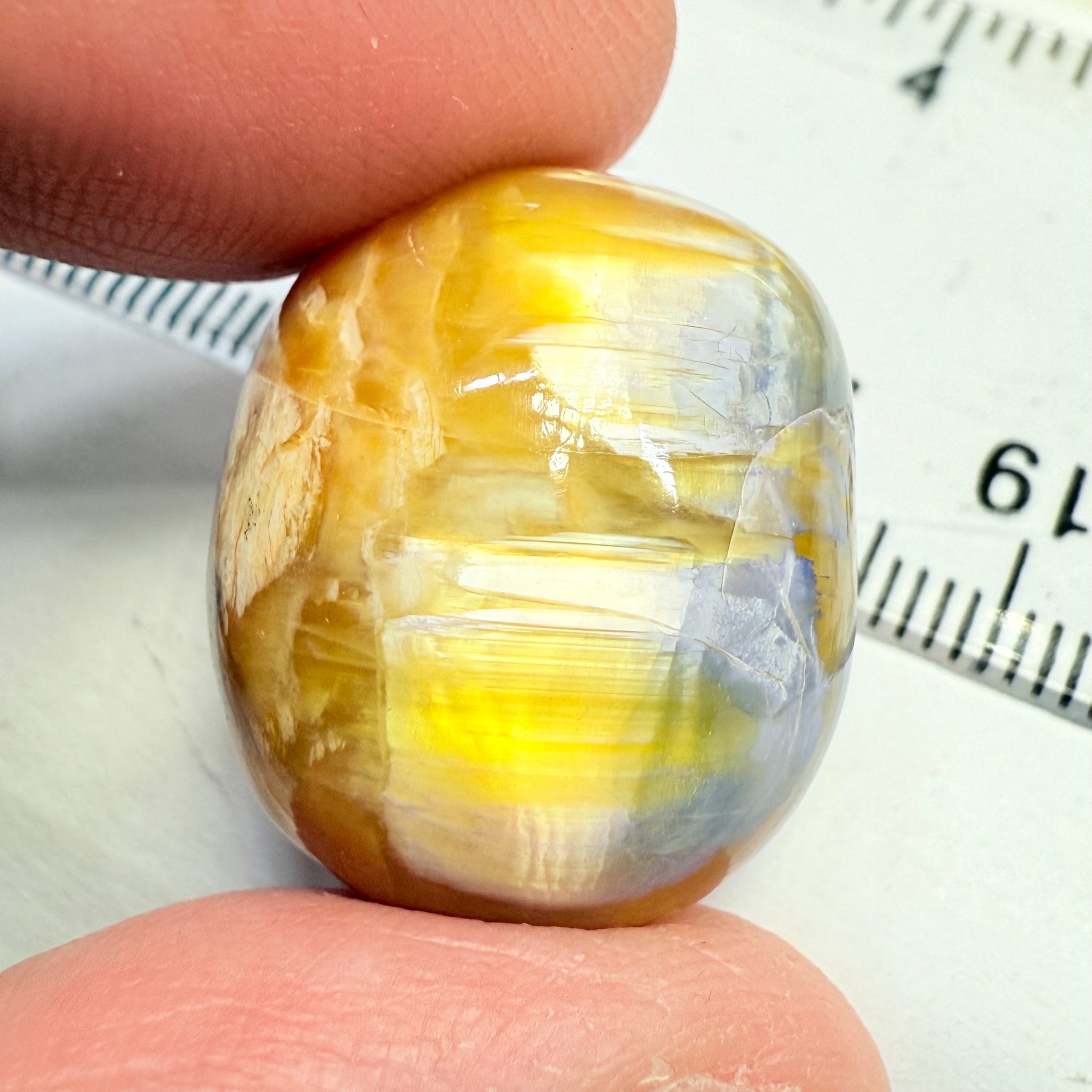 Cats-Eye Opal, 38.46ct, Tanzania, Untreated Unheated