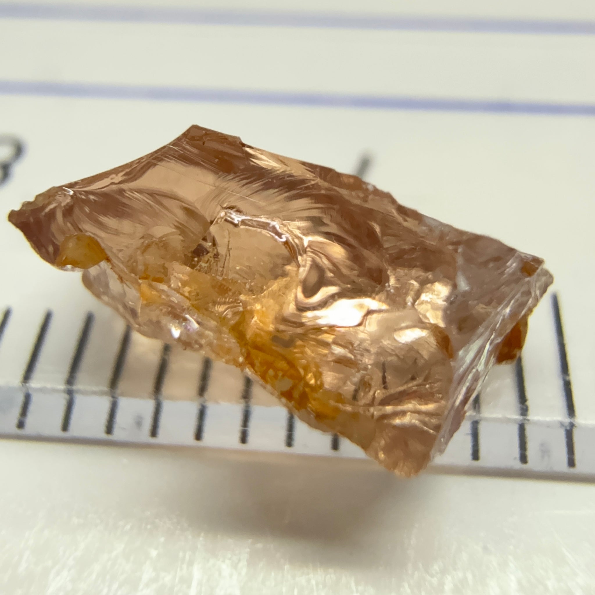 Peach Malaya Garnet, 2.58ct, vvs-if, Unheated Untreated, Umba Valley Tanzania
