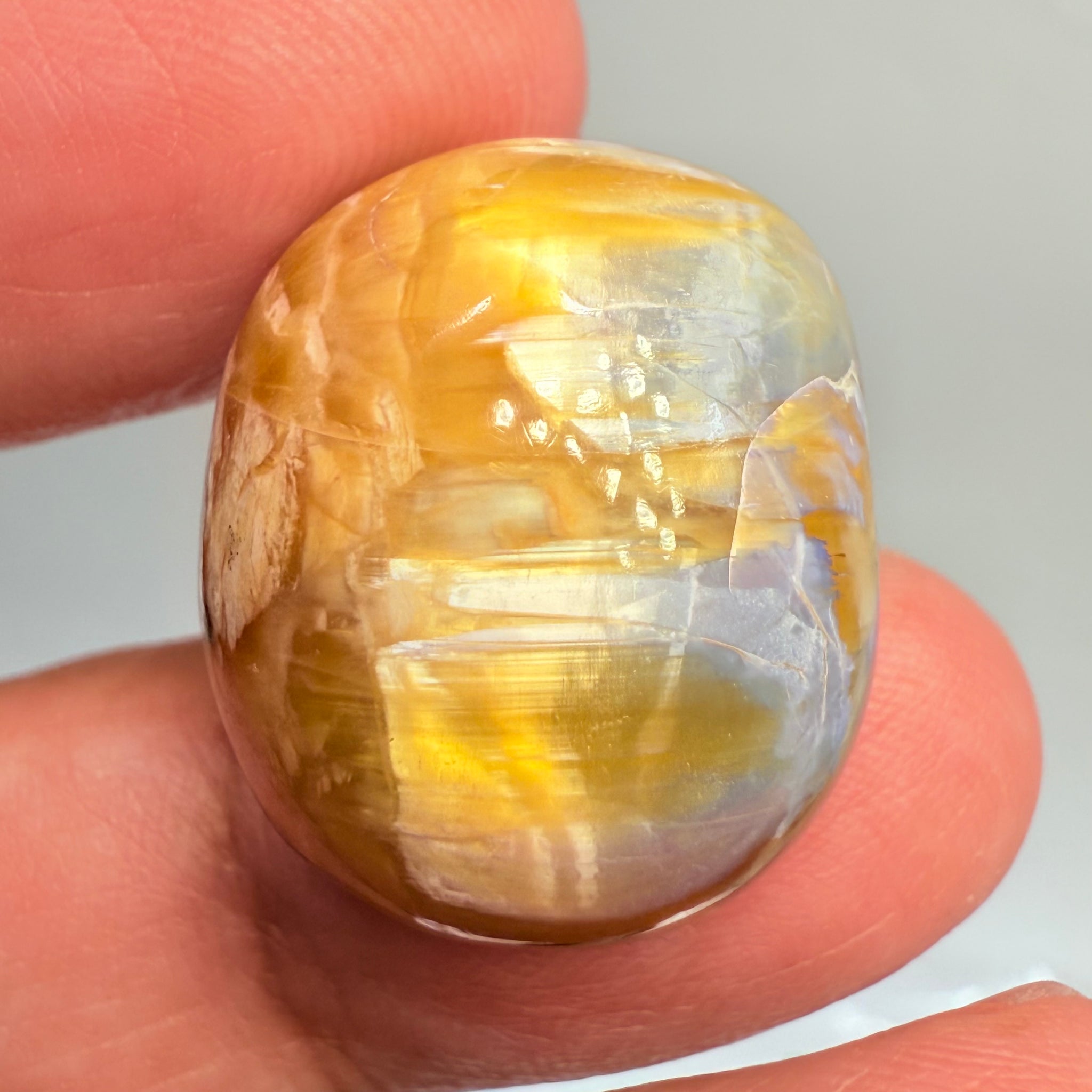 Cats-Eye Opal, 38.46ct, Tanzania, Untreated Unheated