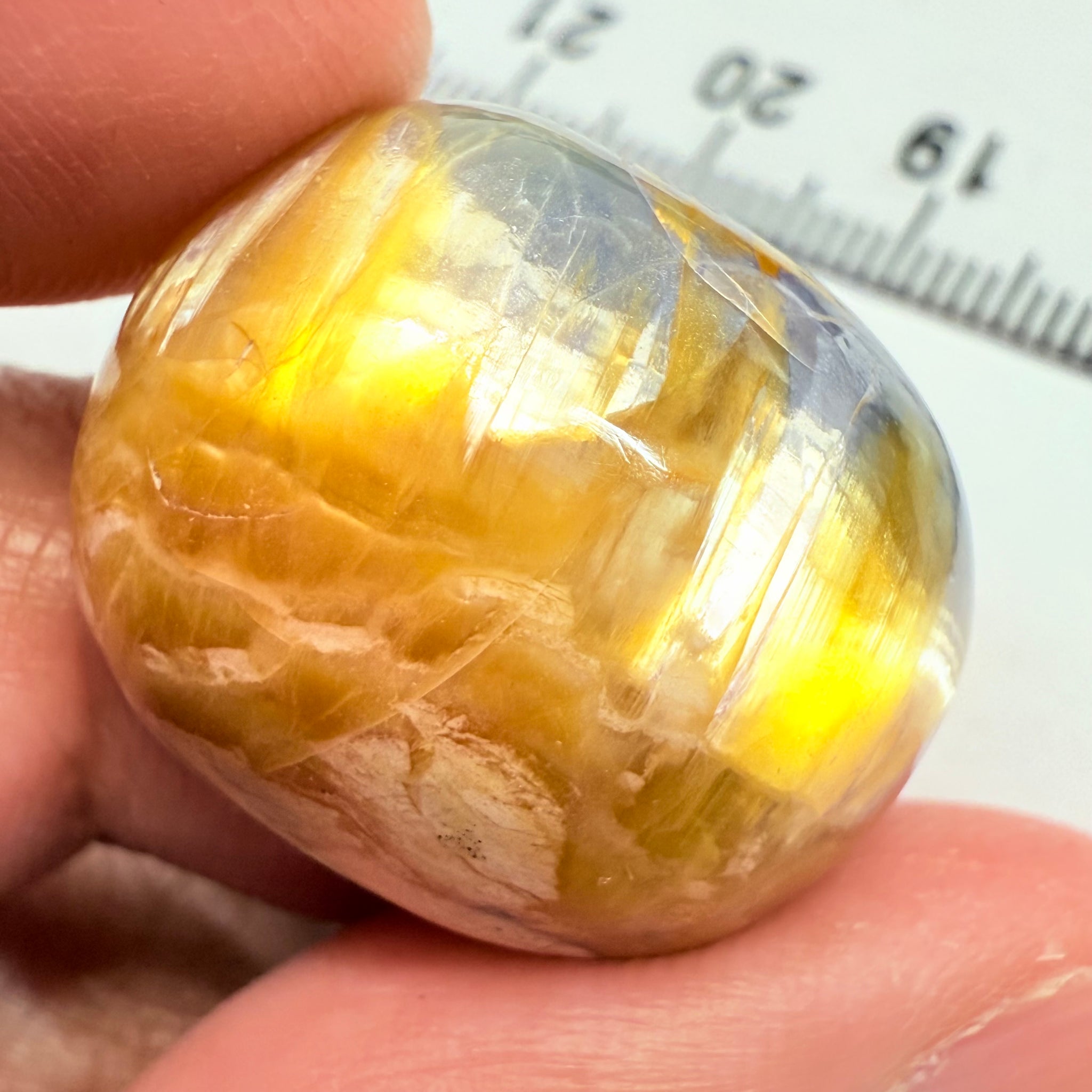 Cats-Eye Opal, 38.46ct, Tanzania, Untreated Unheated