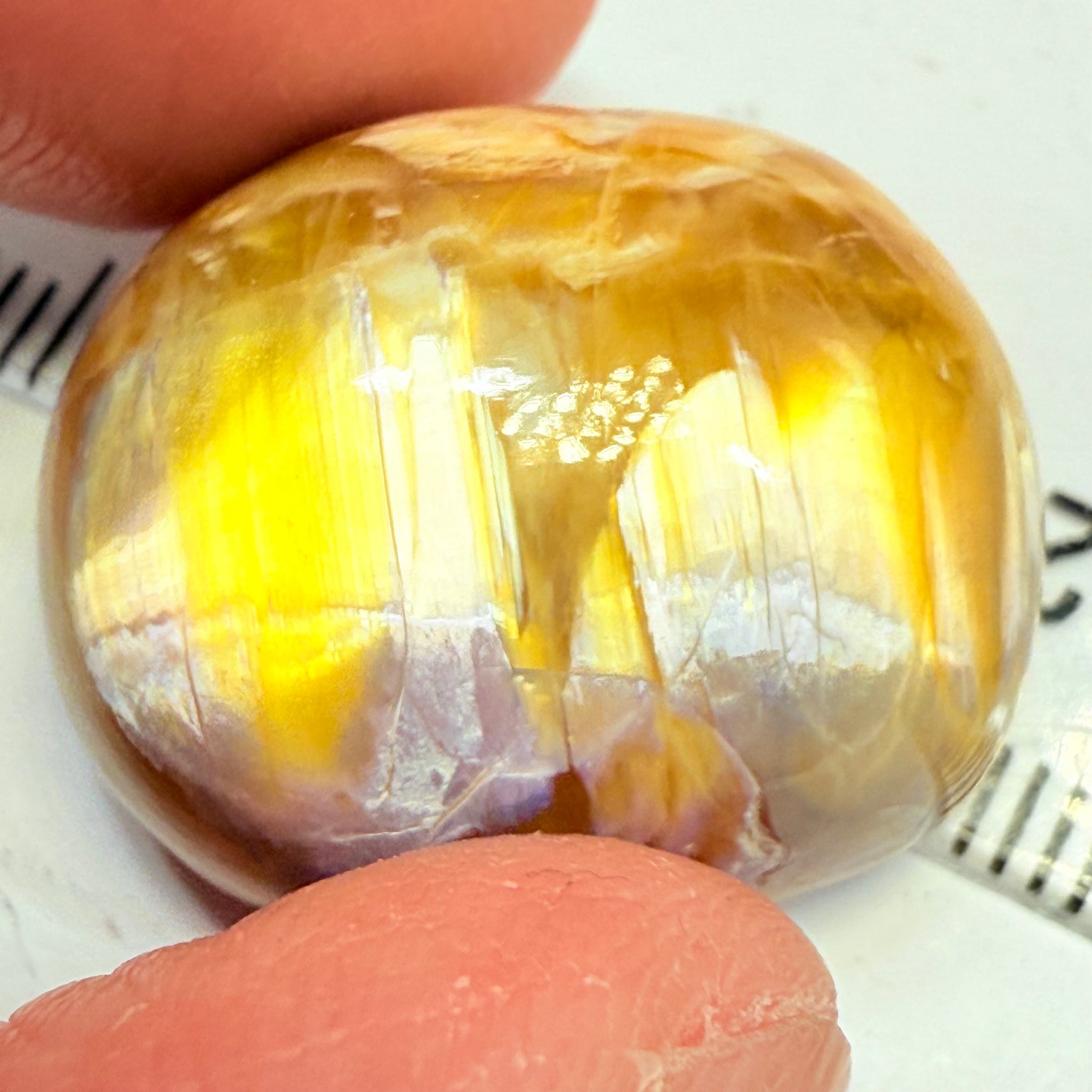 Cats-Eye Opal, 38.46ct, Tanzania, Untreated Unheated