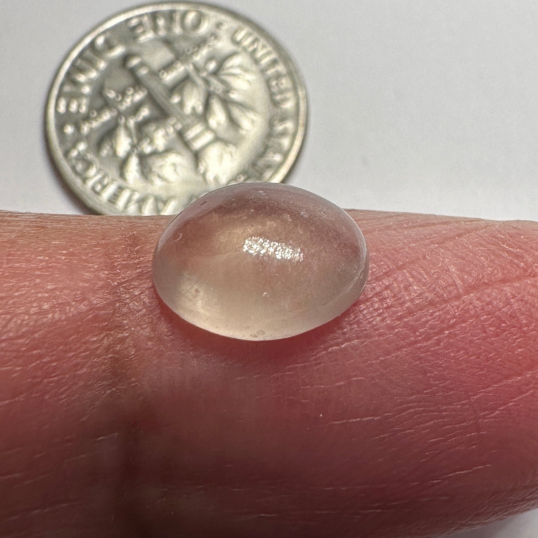 Sapphire Cabochon, 2.54ct, Umba Valley, Tanzania. Untreated Unheated