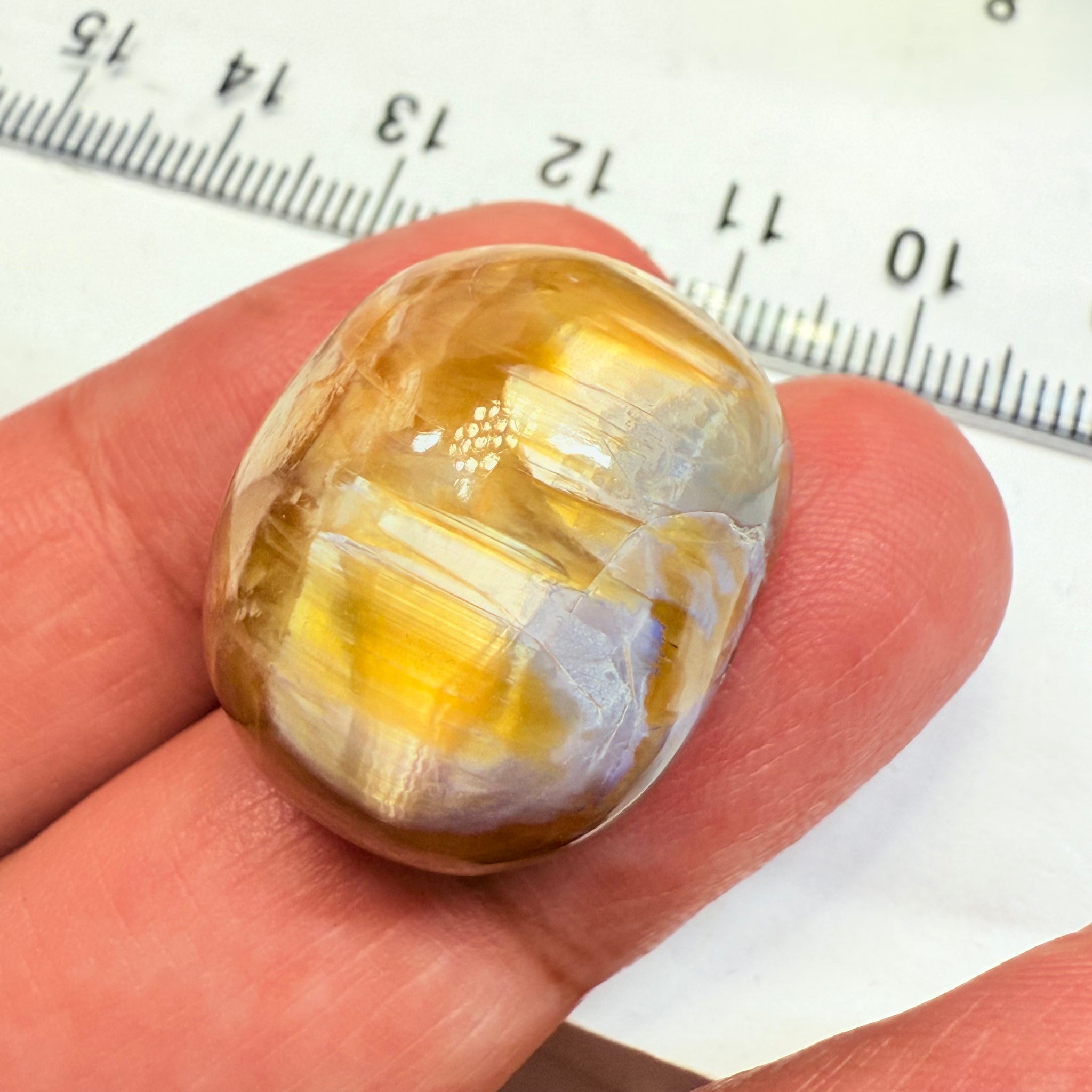 Cats-Eye Opal, 38.46ct, Tanzania, Untreated Unheated