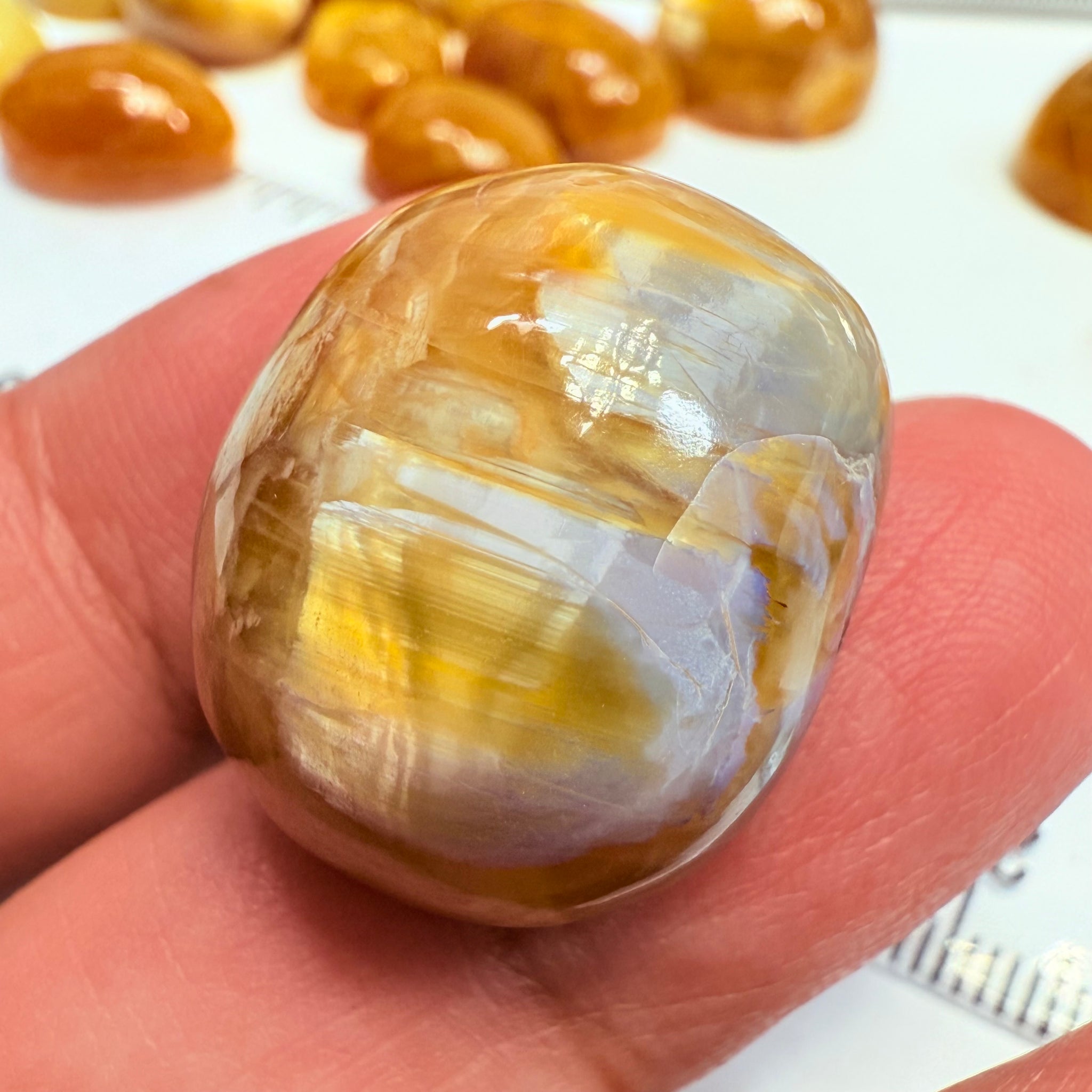 Cats-Eye Opal, 38.46ct, Tanzania, Untreated Unheated