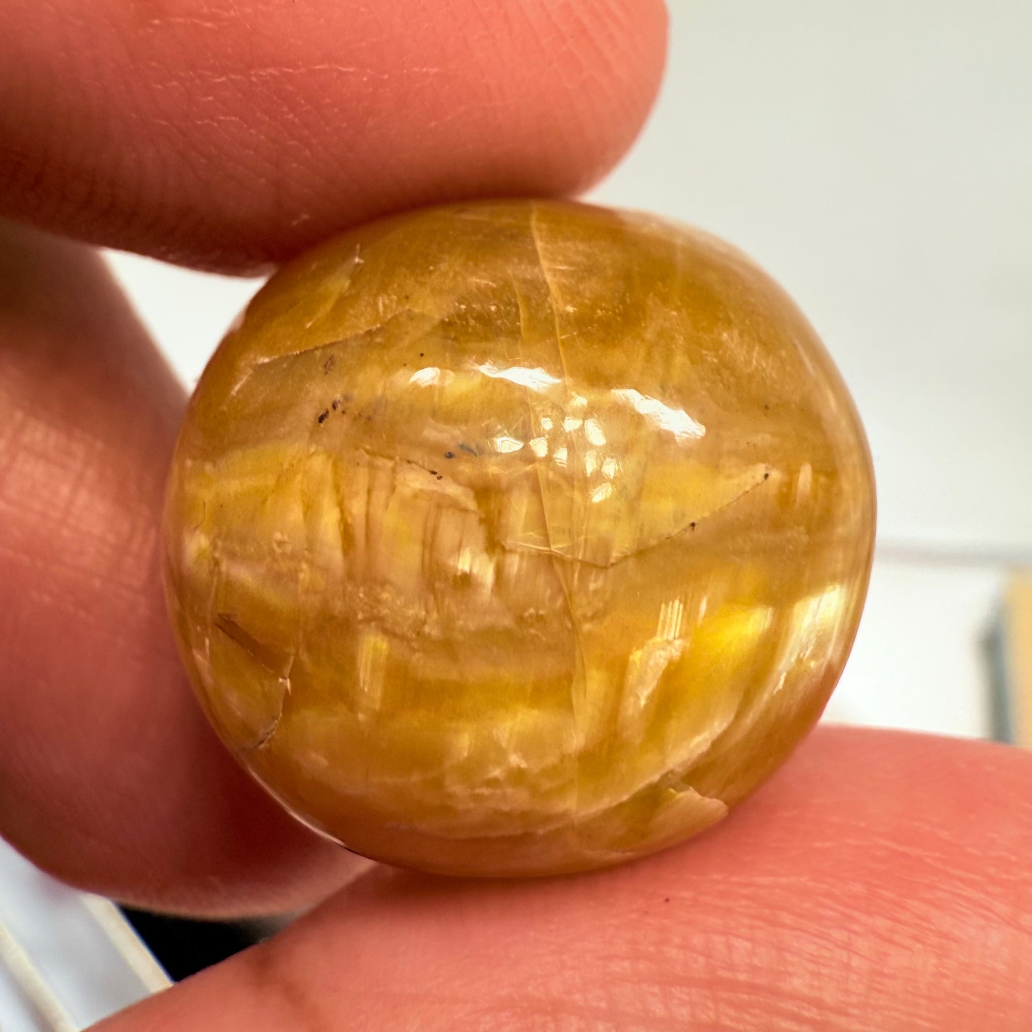 Cats-Eye Opal, 29.05ct, Tanzania, Untreated Unheated