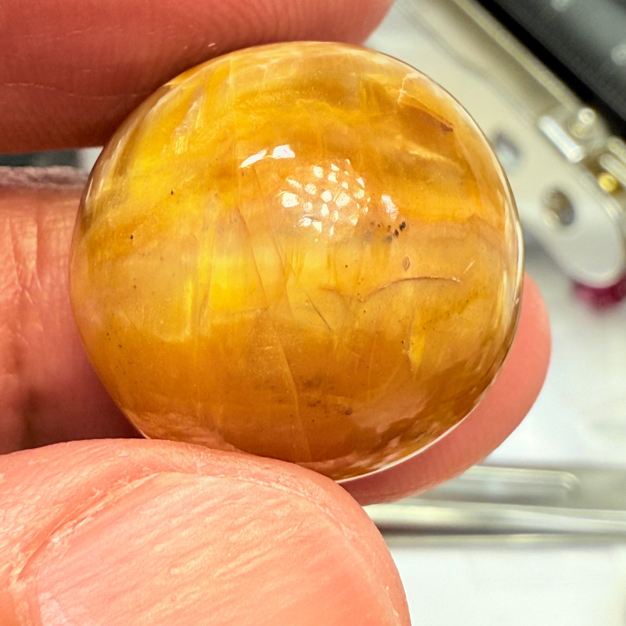 Cats-Eye Opal, 29.05ct, Tanzania, Untreated Unheated