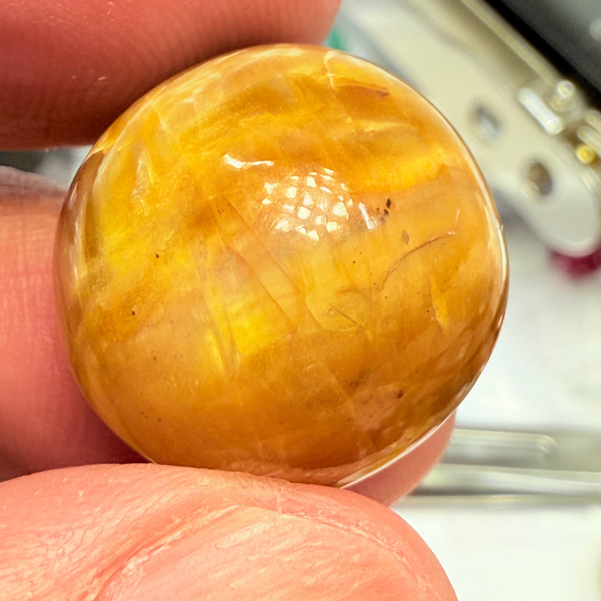 Cats-Eye Opal, 29.05ct, Tanzania, Untreated Unheated