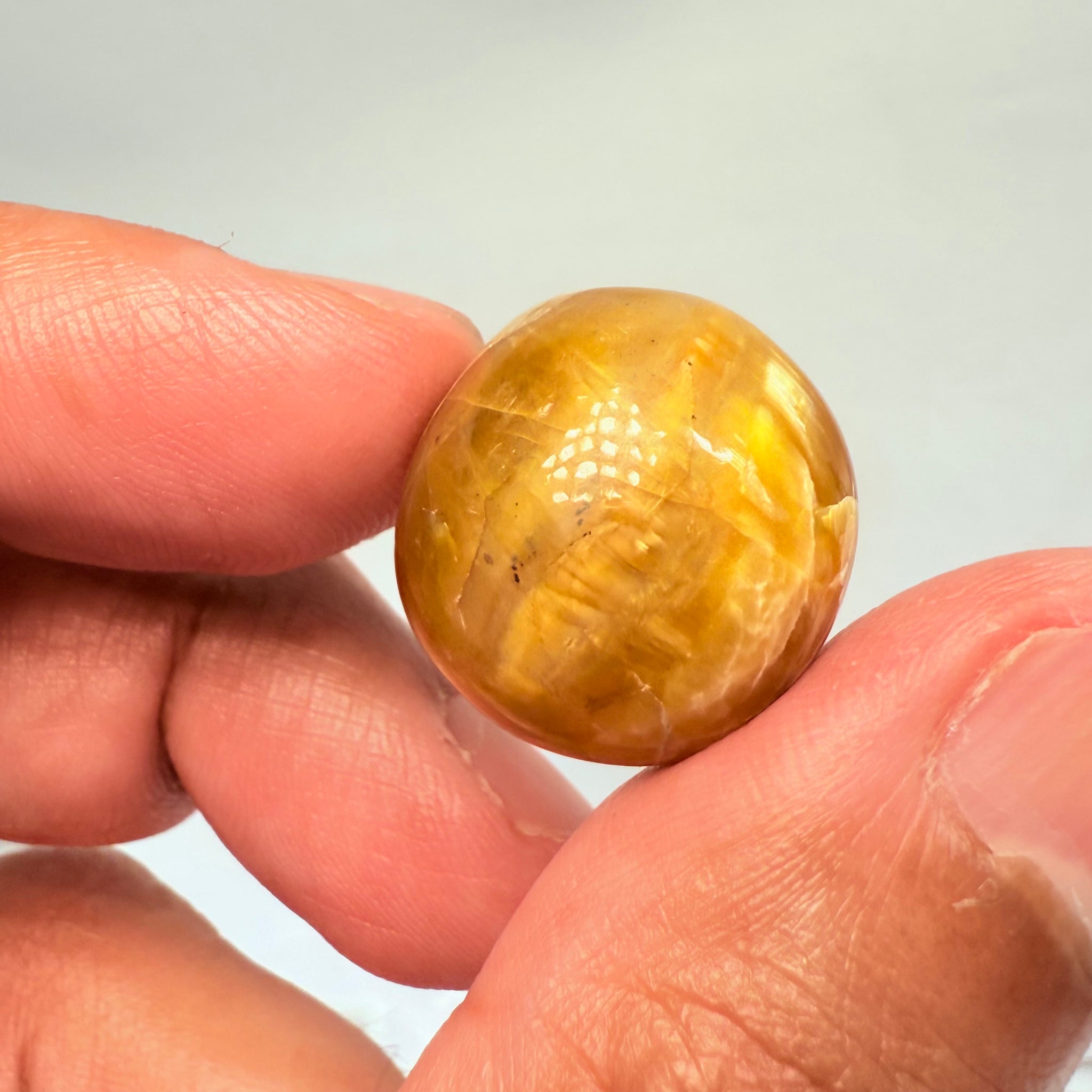 Cats-Eye Opal, 29.05ct, Tanzania, Untreated Unheated