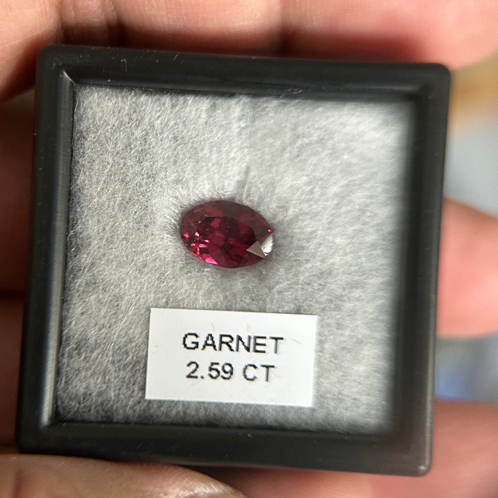 2.59ct Umba Garnet, Tanzania, Untreated Unheated