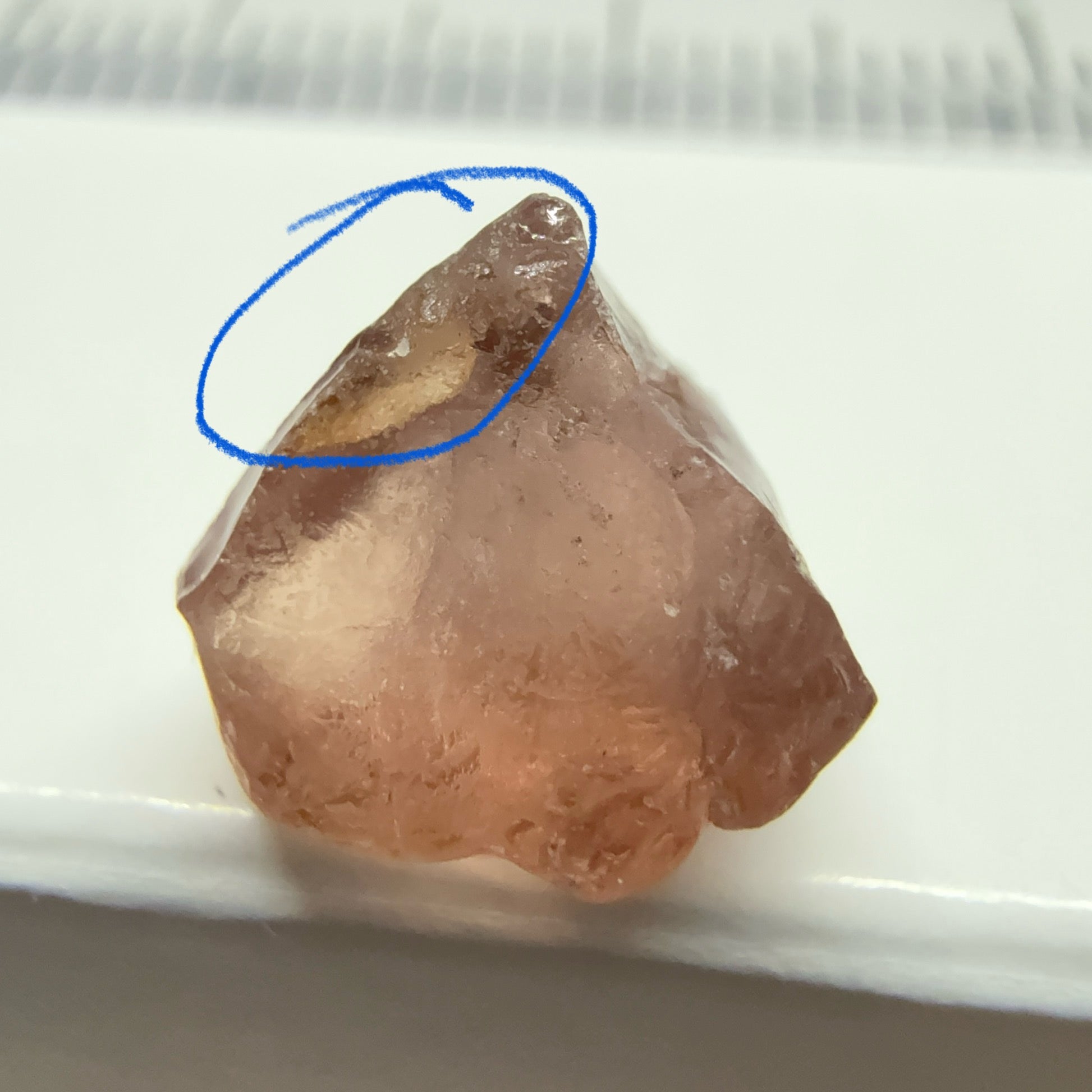 Colour Change Garnet, 4.11ct, slight skin issue, comes off in faceting, see pictures, rest is just silky, Unheated Untreated, Umba Valley Tanzania