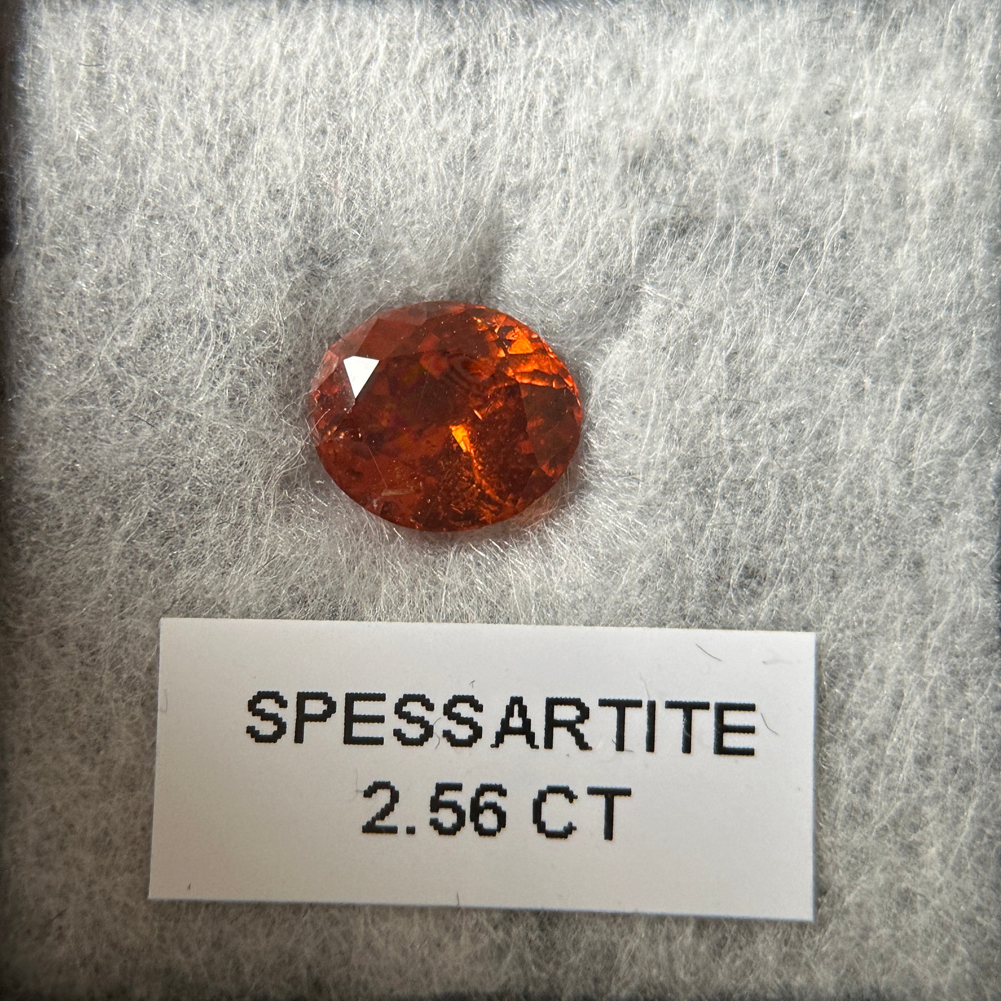 2.56ct Spessartite Garnet, Tanzania, Unheated Untreated