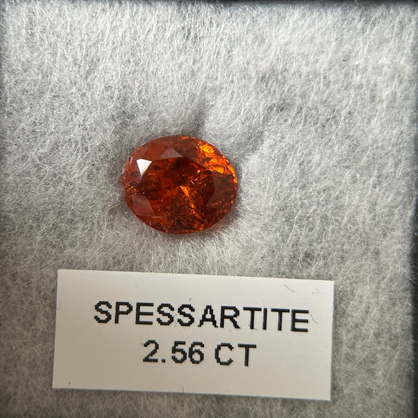 2.56ct Spessartite Garnet, Tanzania, Unheated Untreated