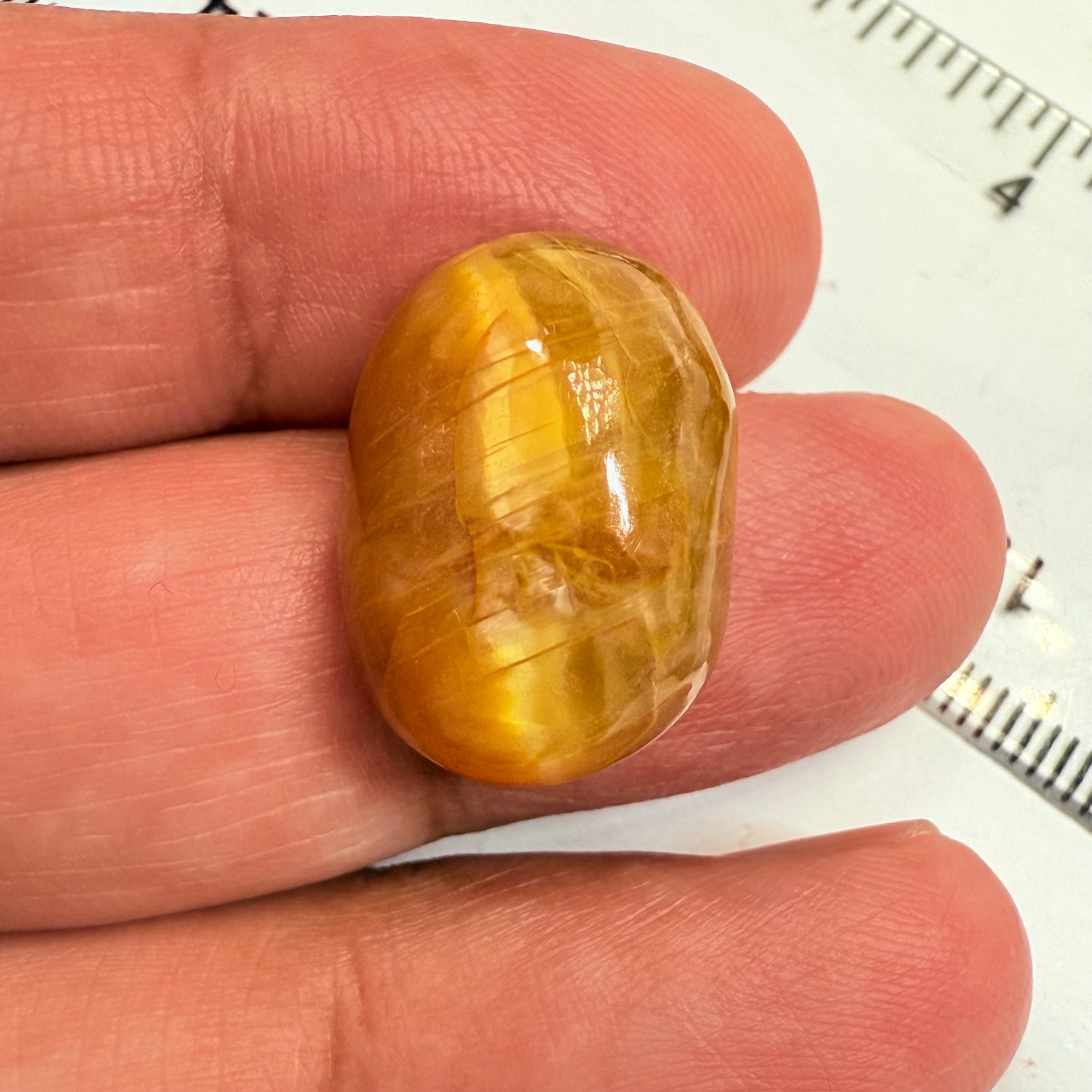 Cats-Eye Opal, 15.32ct, Tanzania, Untreated Unheated