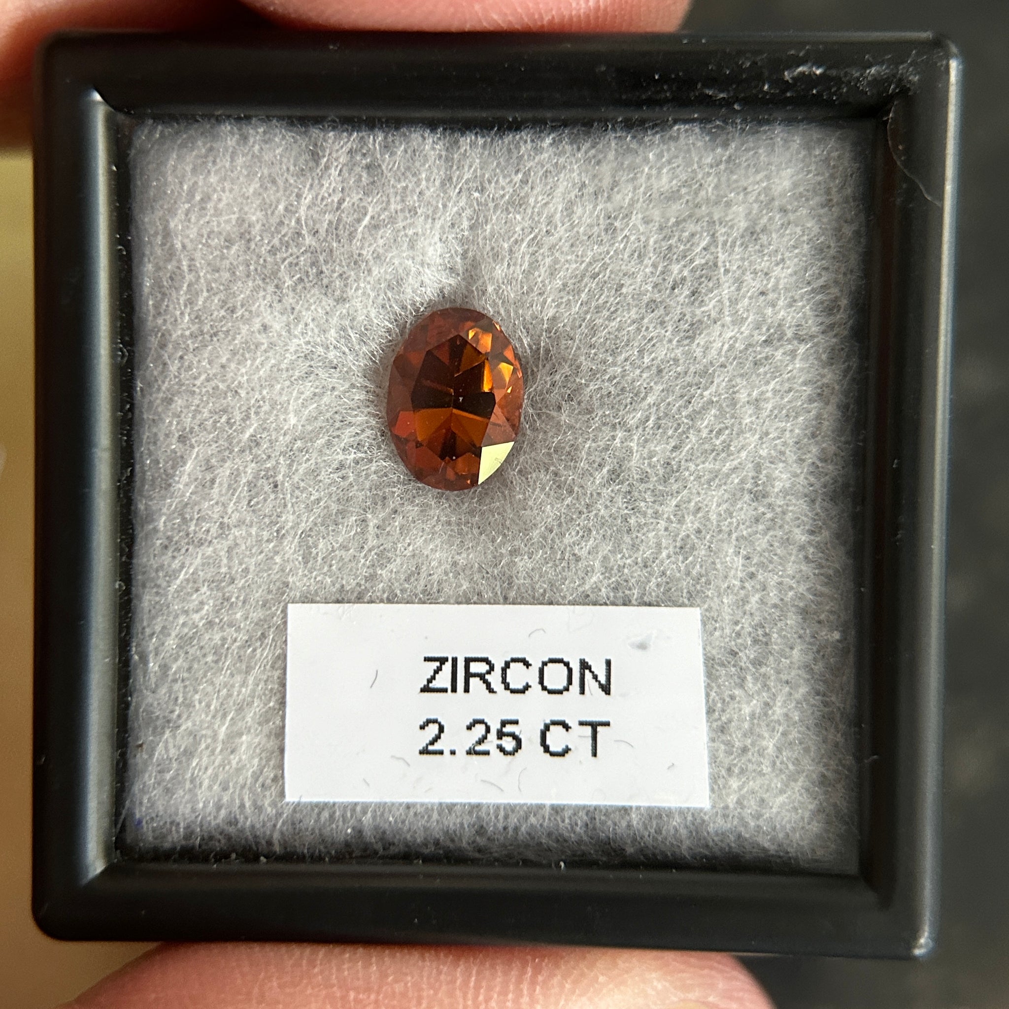 2.25ct Zircon, Tanzania, Unheated Untreated