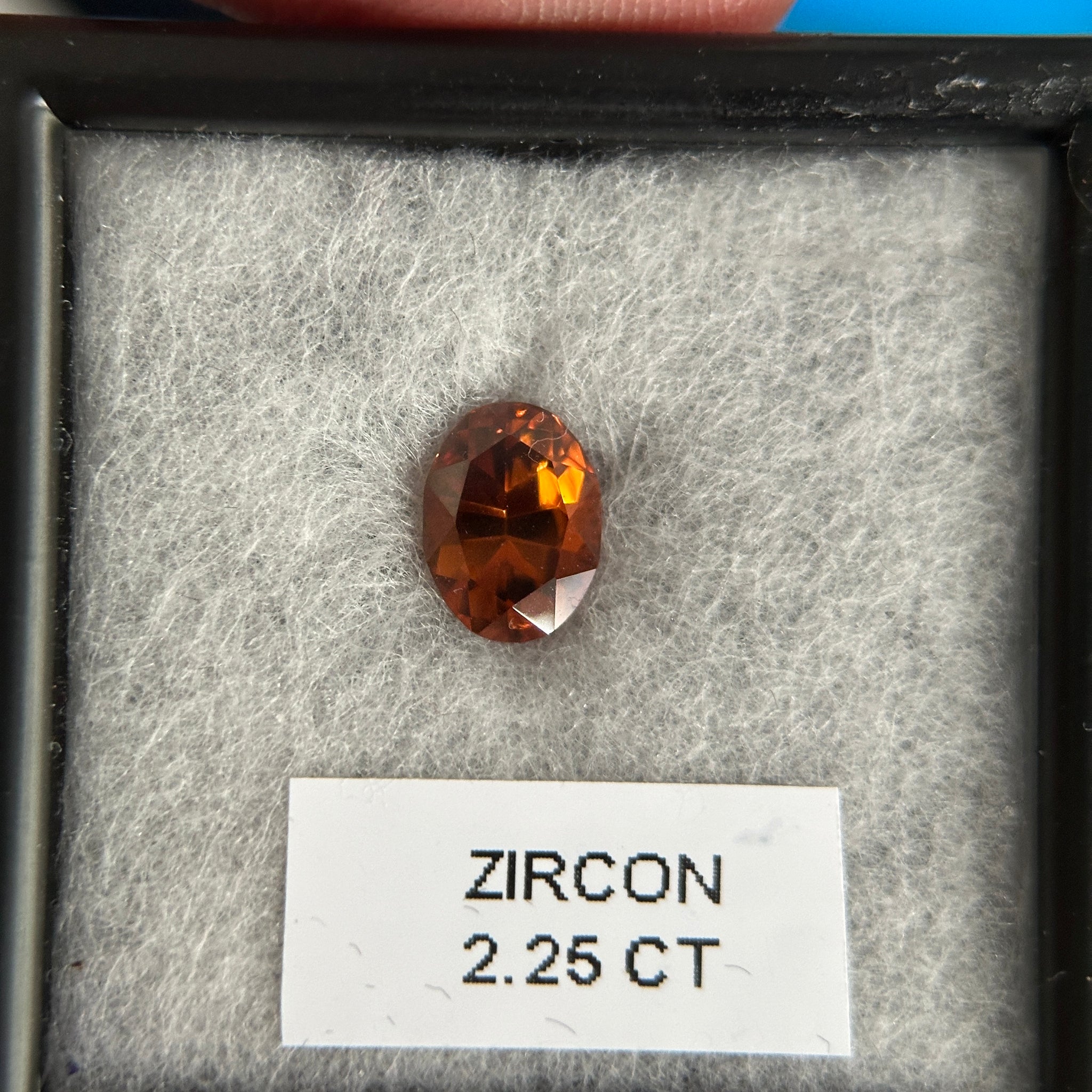 2.25ct Zircon, Tanzania, Unheated Untreated