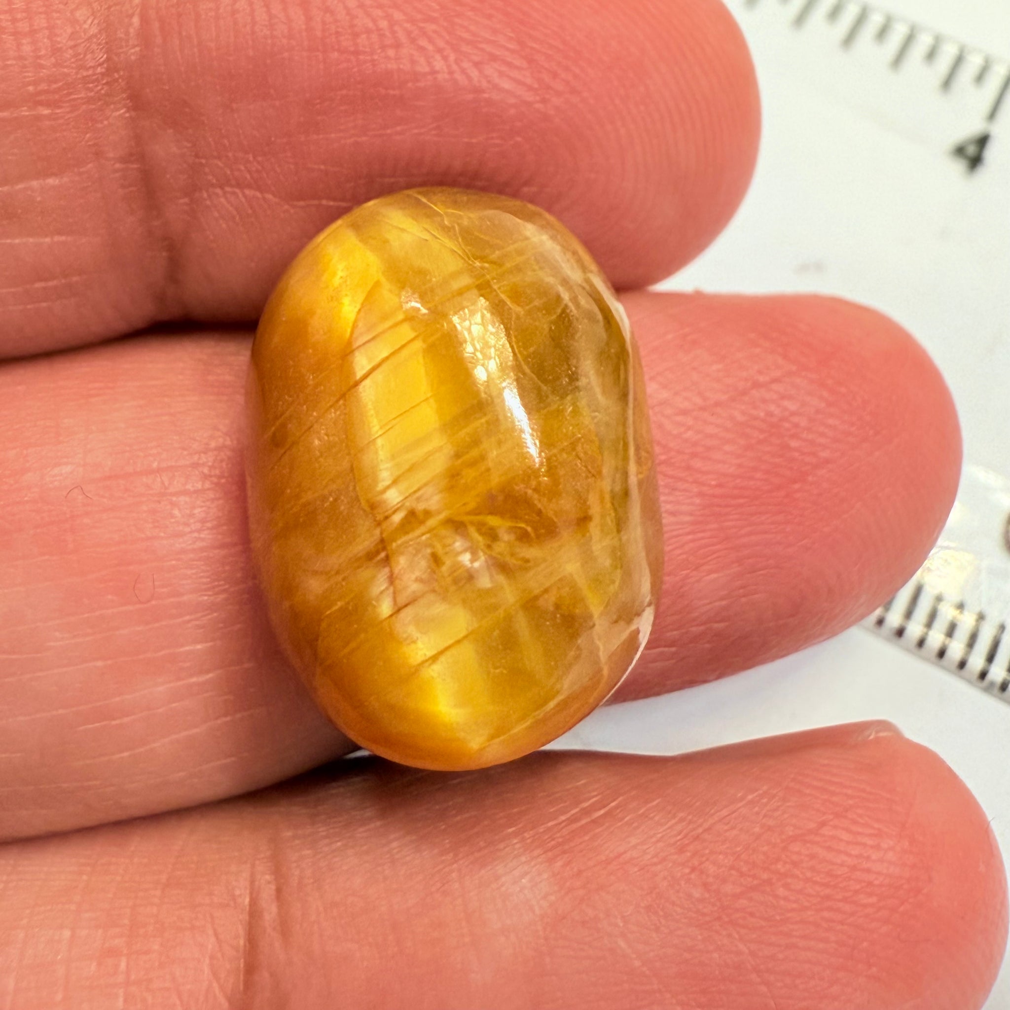 Cats-Eye Opal, 15.32ct, Tanzania, Untreated Unheated