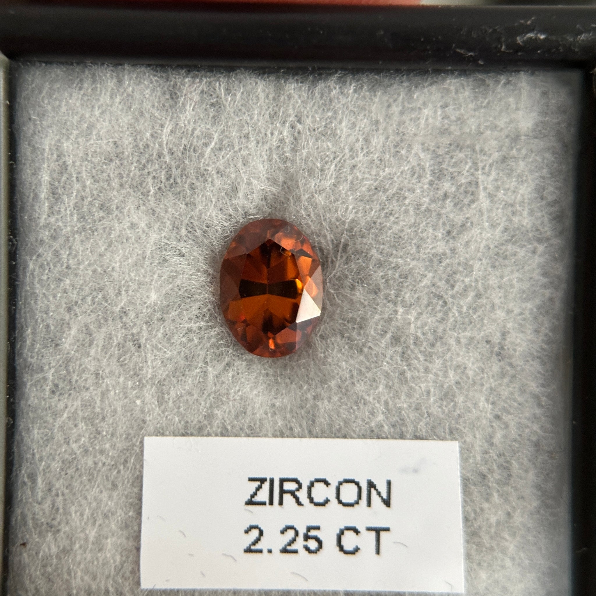 2.25ct Zircon, Tanzania, Unheated Untreated