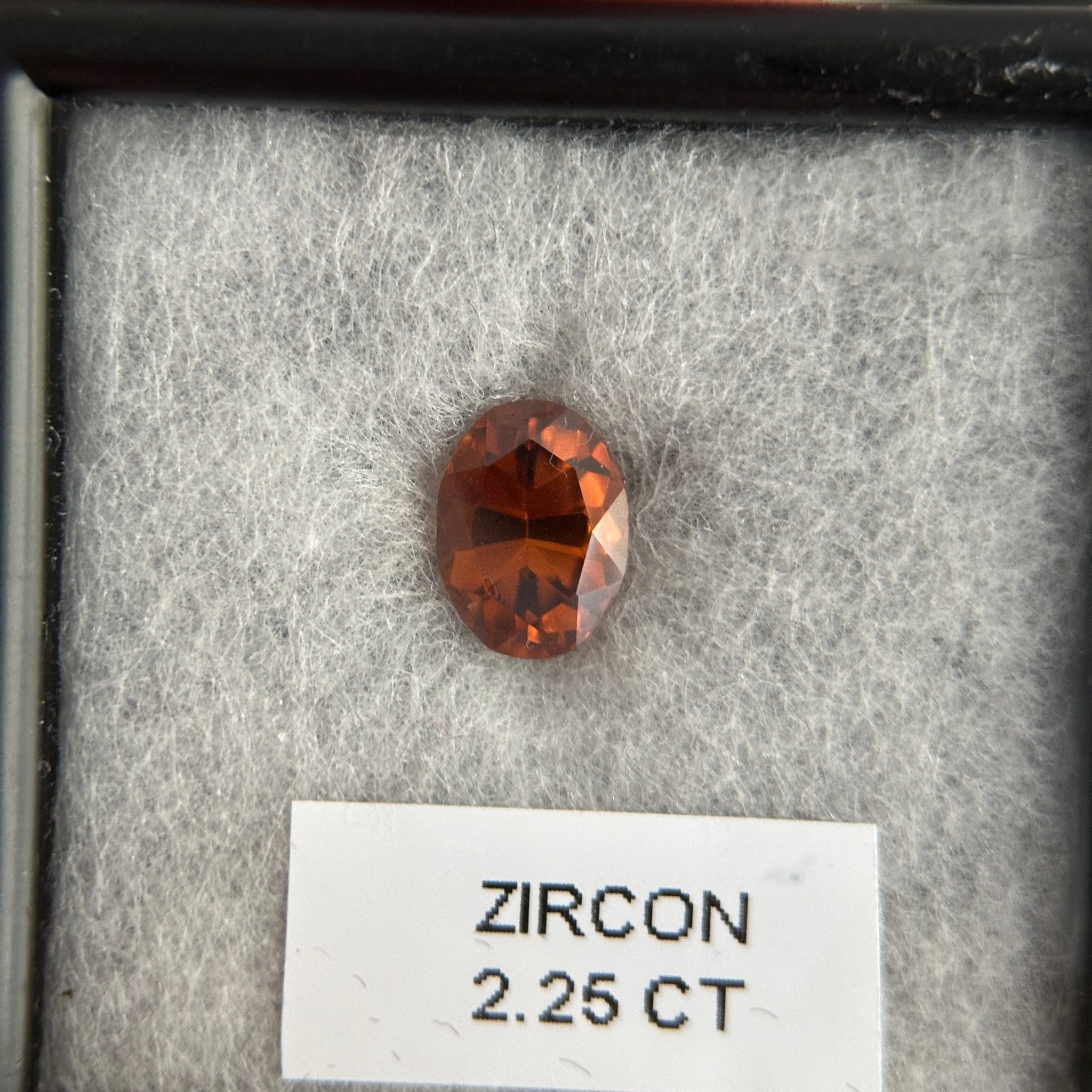 2.25ct Zircon, Tanzania, Unheated Untreated