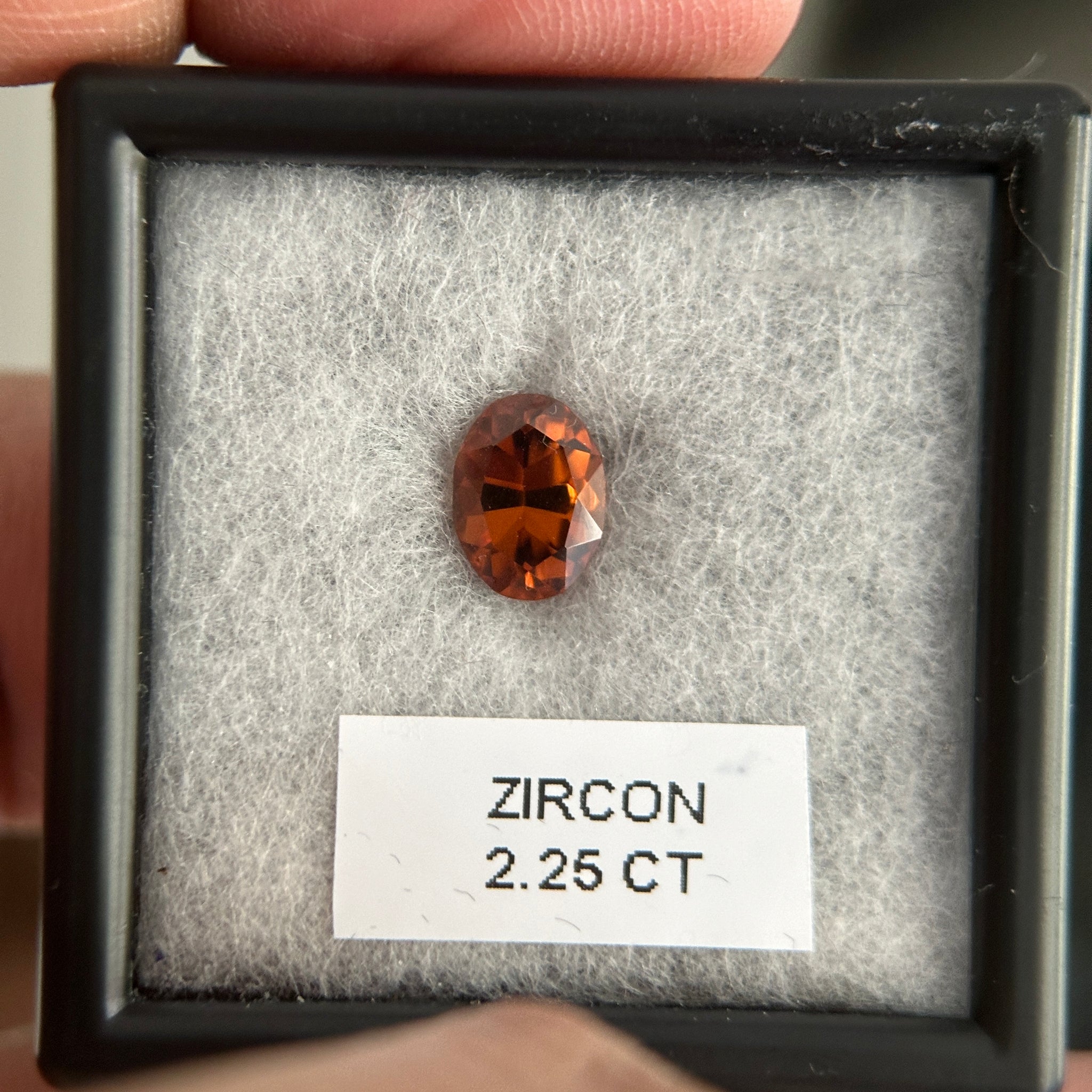 2.25ct Zircon, Tanzania, Unheated Untreated