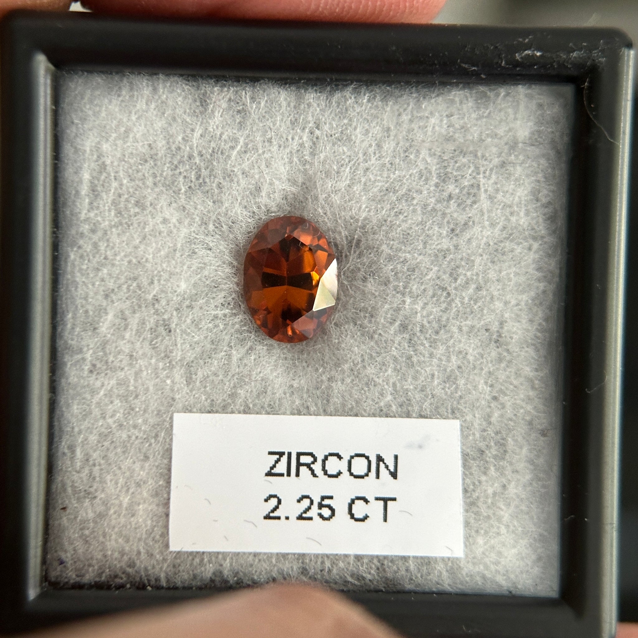 2.25ct Zircon, Tanzania, Unheated Untreated