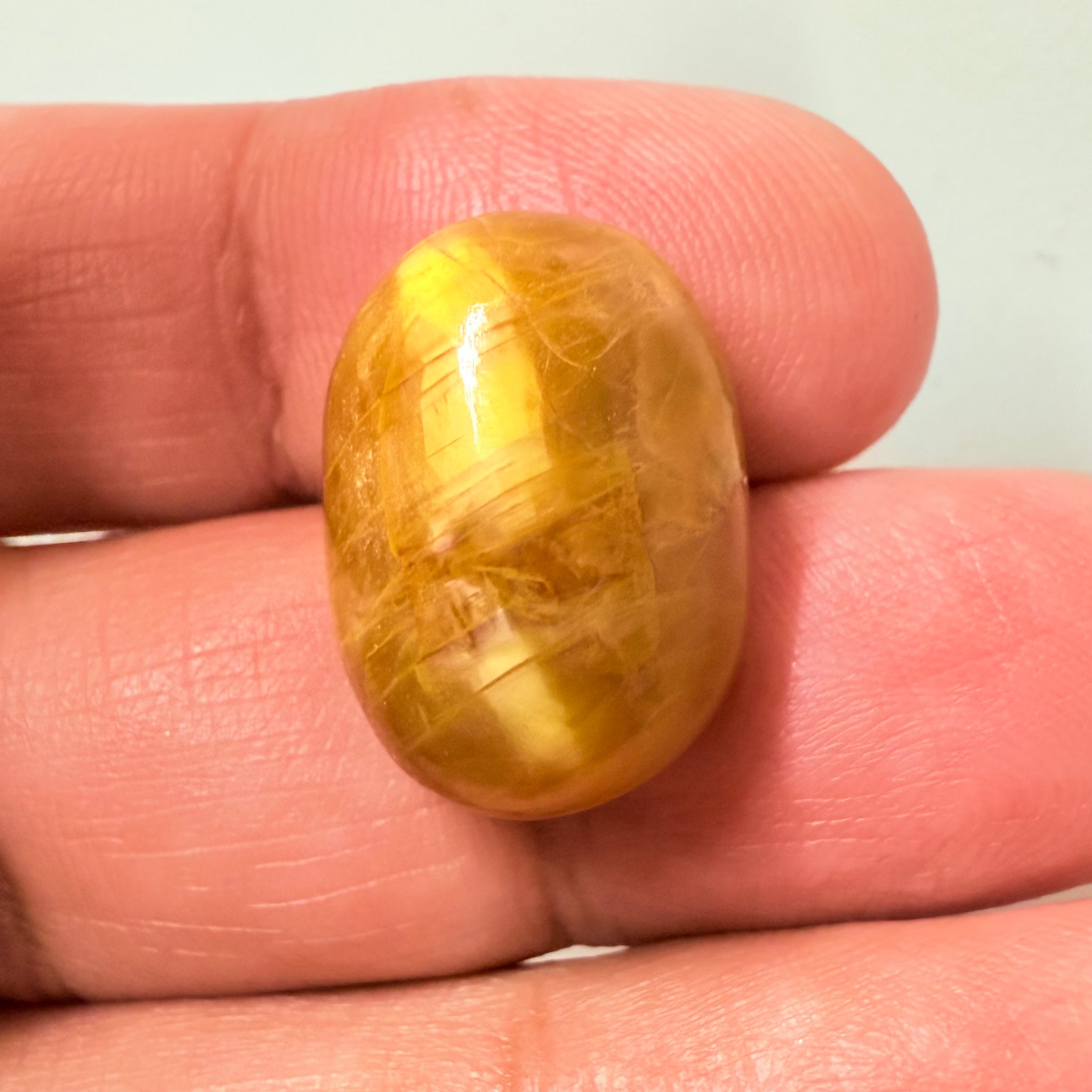 Cats-Eye Opal, 15.32ct, Tanzania, Untreated Unheated