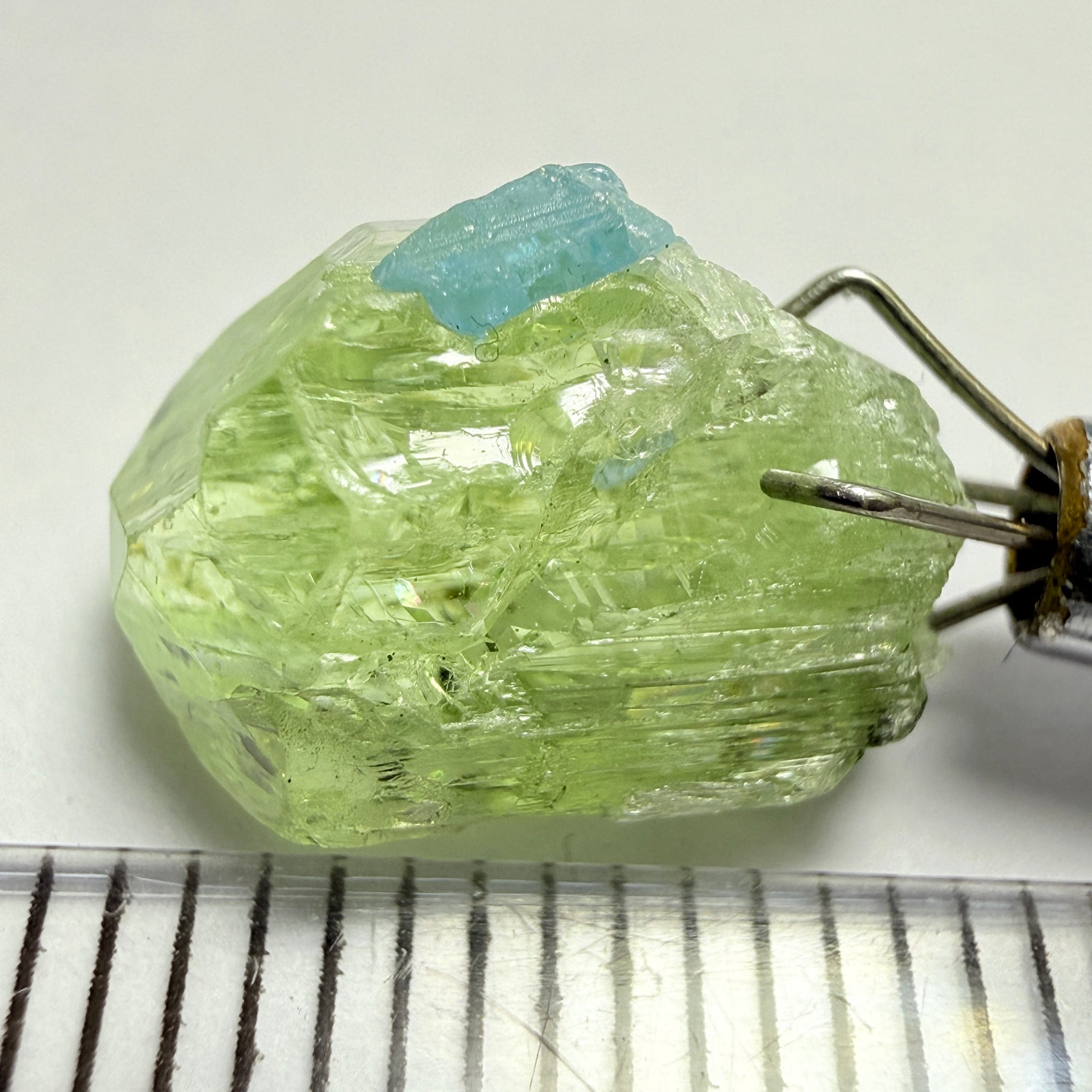 Diopside Crystal with Apatite, 5.60ct, Merelani, Tanzania, Untreated Unheated