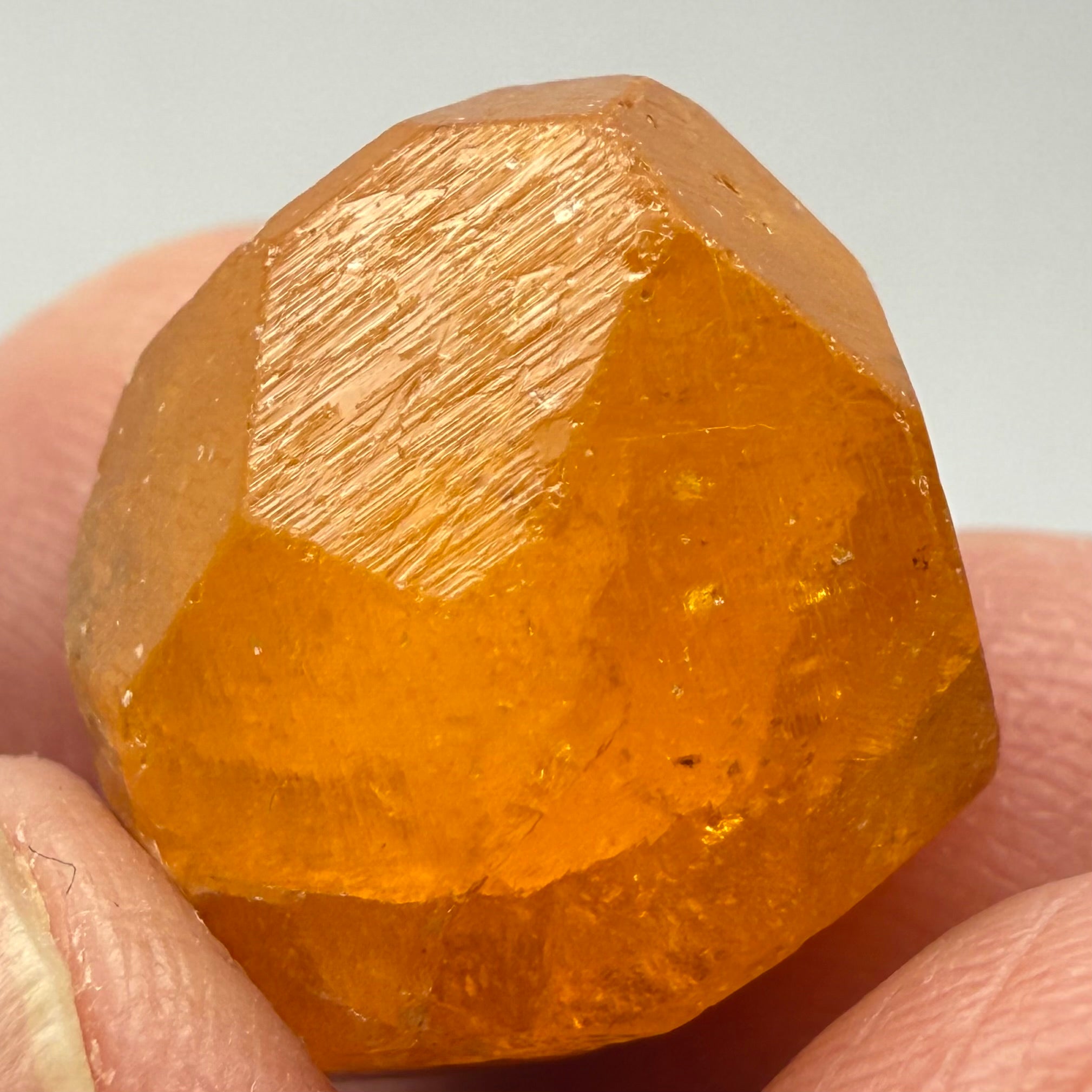 Spessartite Garnet Crystal, 36.03ct, Loliondo, Tanzania. Untreated Unheated