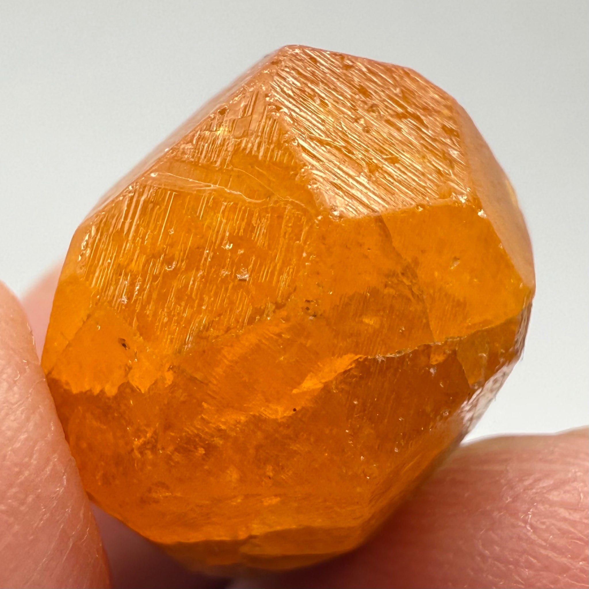 Spessartite Garnet Crystal, 36.03ct, Loliondo, Tanzania. Untreated Unheated