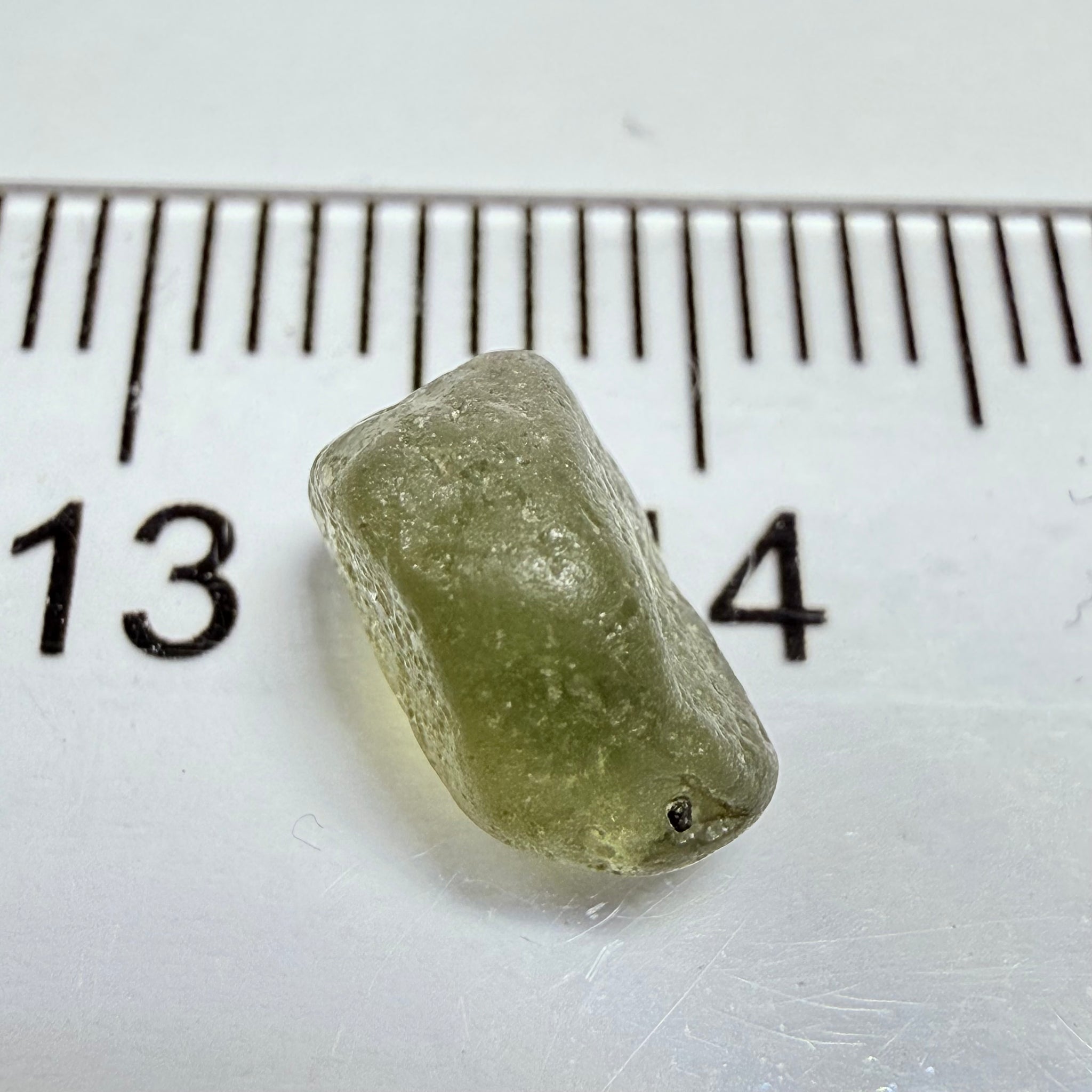 Green Zircon, 2.46ct, Tunduru, Tanzania, Untreated Unheated, slightly included