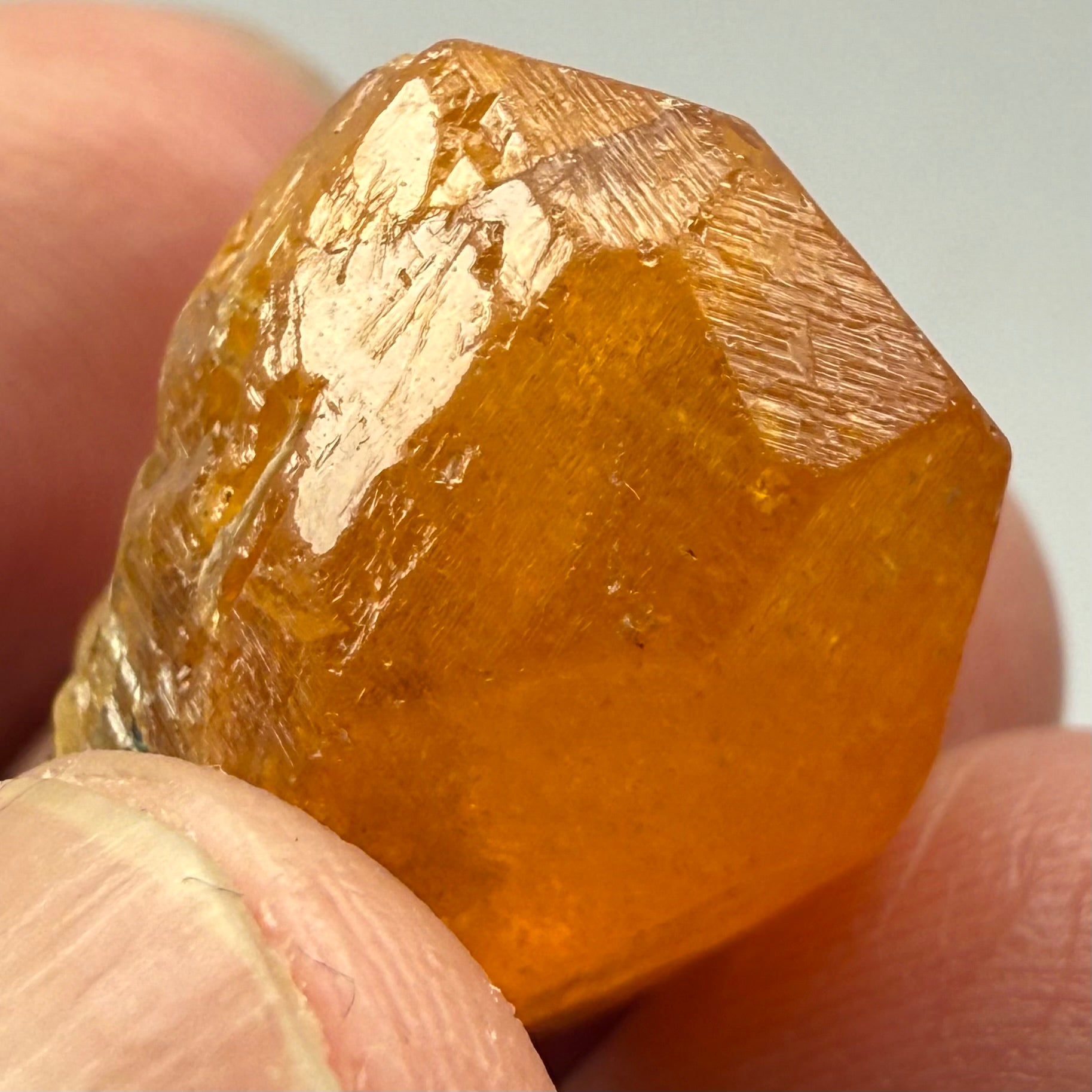 Spessartite Garnet Crystal, 36.03ct, Loliondo, Tanzania. Untreated Unheated