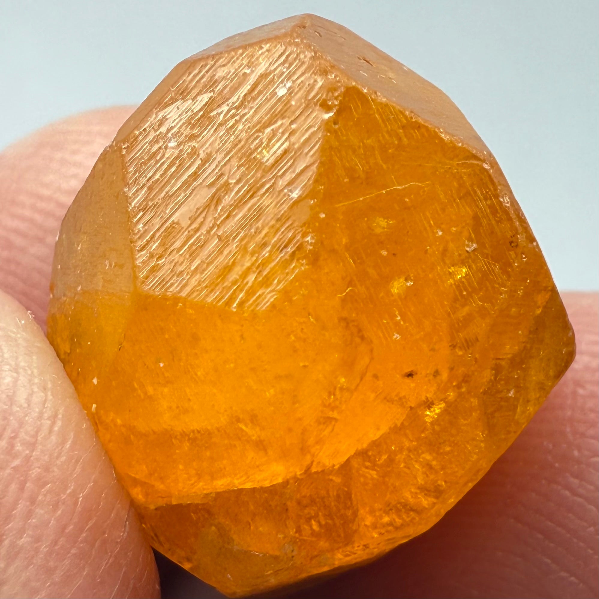 Spessartite Garnet Crystal, 36.03ct, Loliondo, Tanzania. Untreated Unheated