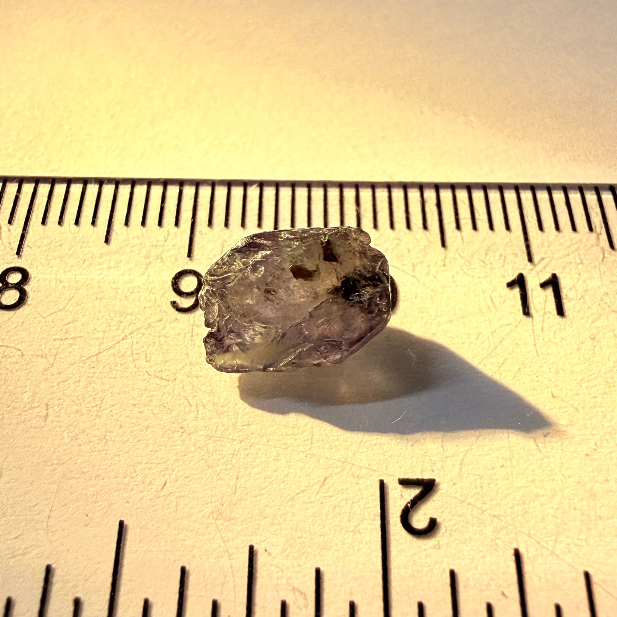 Alexandrite, 3.28ct, Manyara, Tanzania, Untreated Unheated. Good inner Facetable portion, slightly included, once the outer skin gunk is removed. See the videos