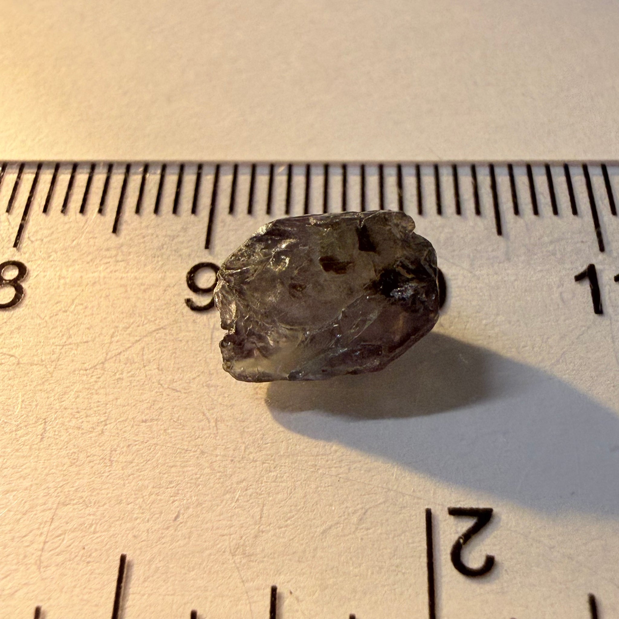 Alexandrite, 3.28ct, Manyara, Tanzania, Untreated Unheated. Good inner Facetable portion, slightly included, once the outer skin gunk is removed. See the videos