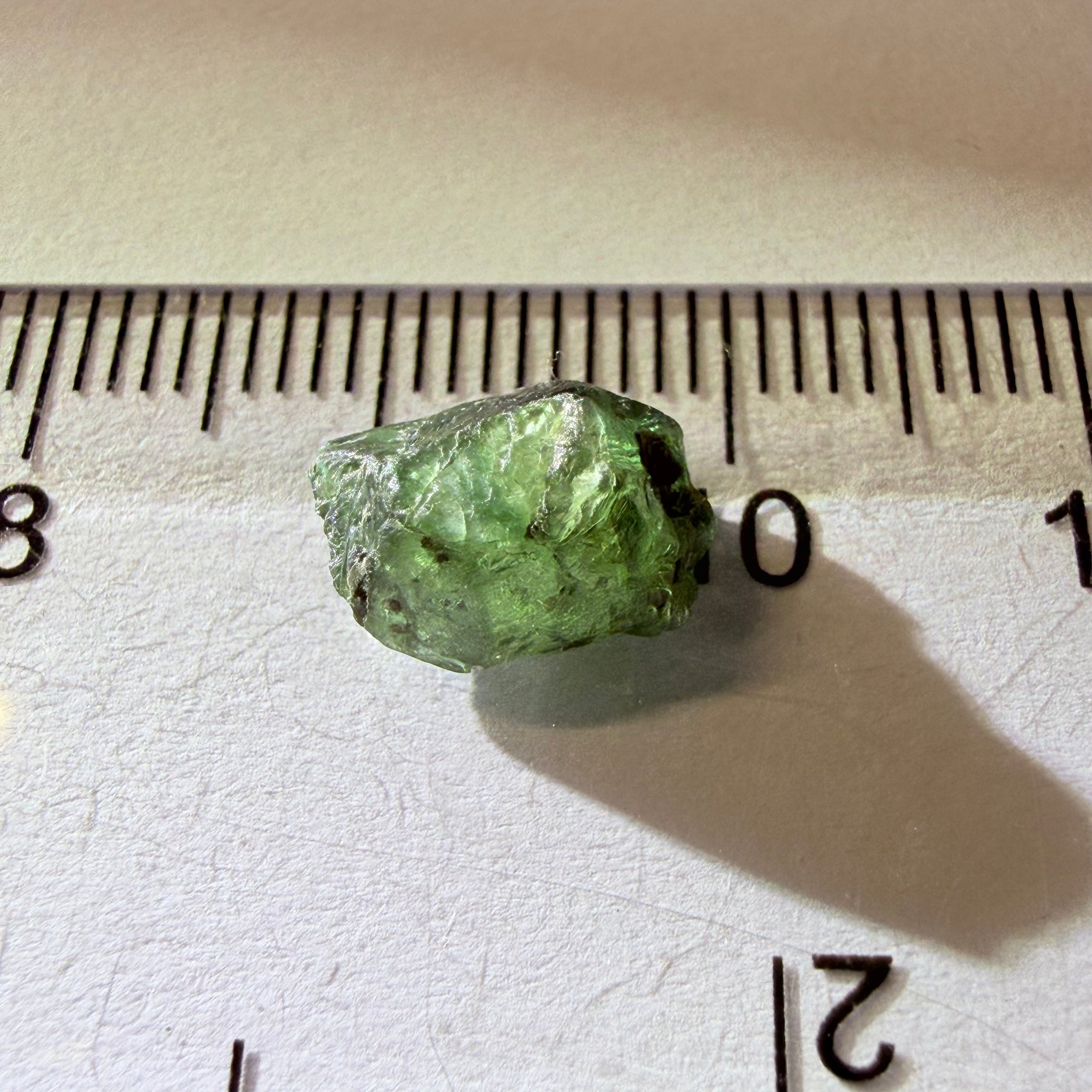 Alexandrite, 3.28ct, Manyara, Tanzania, Untreated Unheated. Good inner Facetable portion, slightly included, once the outer skin gunk is removed. See the videos