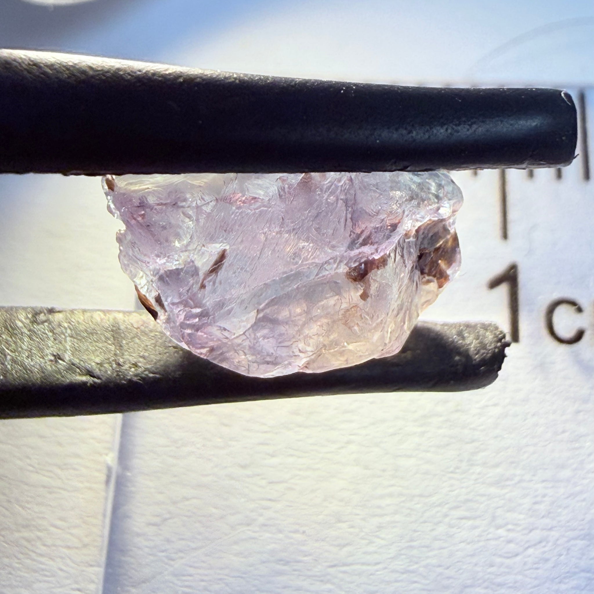 Alexandrite, 3.28ct, Manyara, Tanzania, Untreated Unheated. Good inner Facetable portion, slightly included, once the outer skin gunk is removed. See the videos