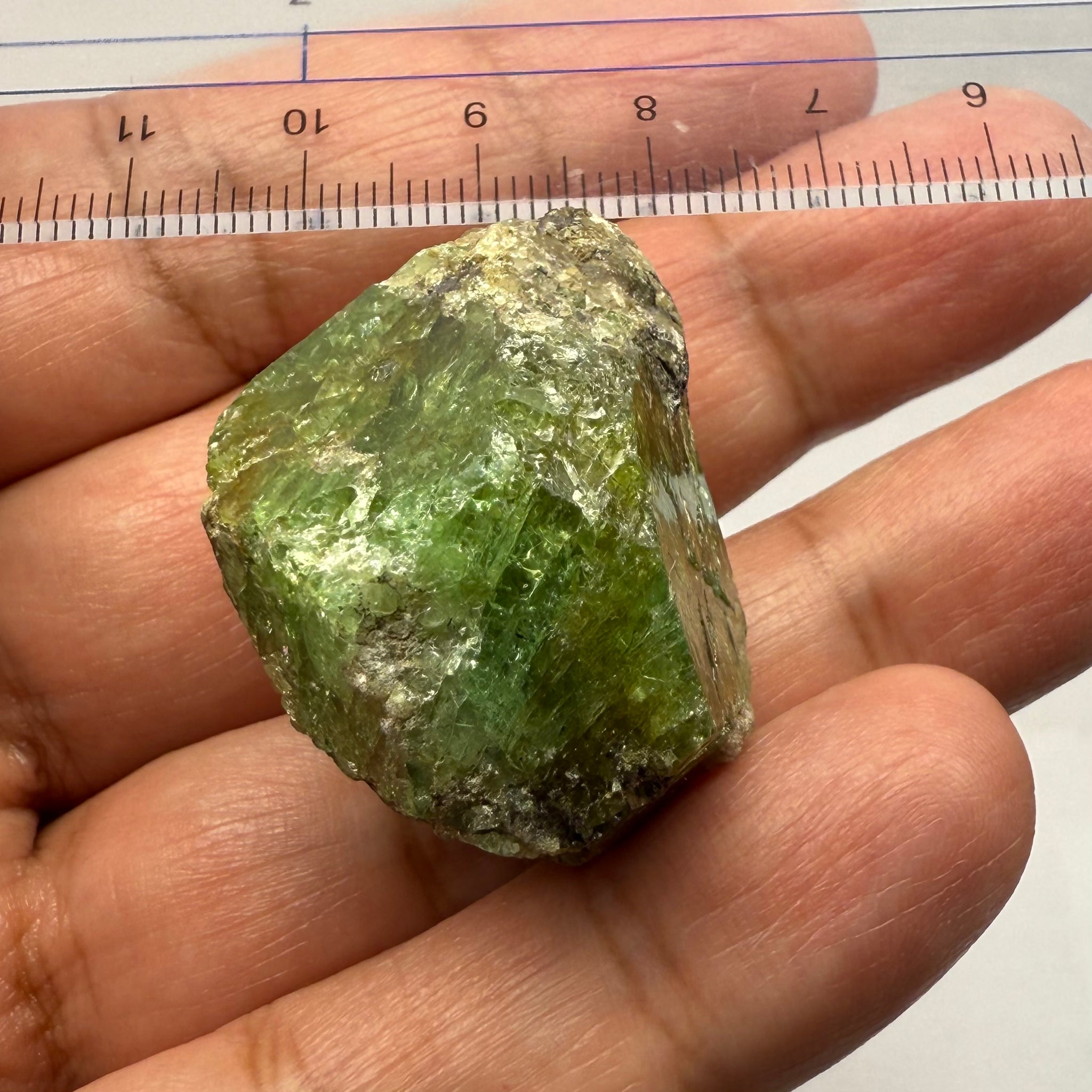 Tsavorite Garnet Crystal on Matrix, 159.8ct, Merelani, Tanzania, Untreated Unheated