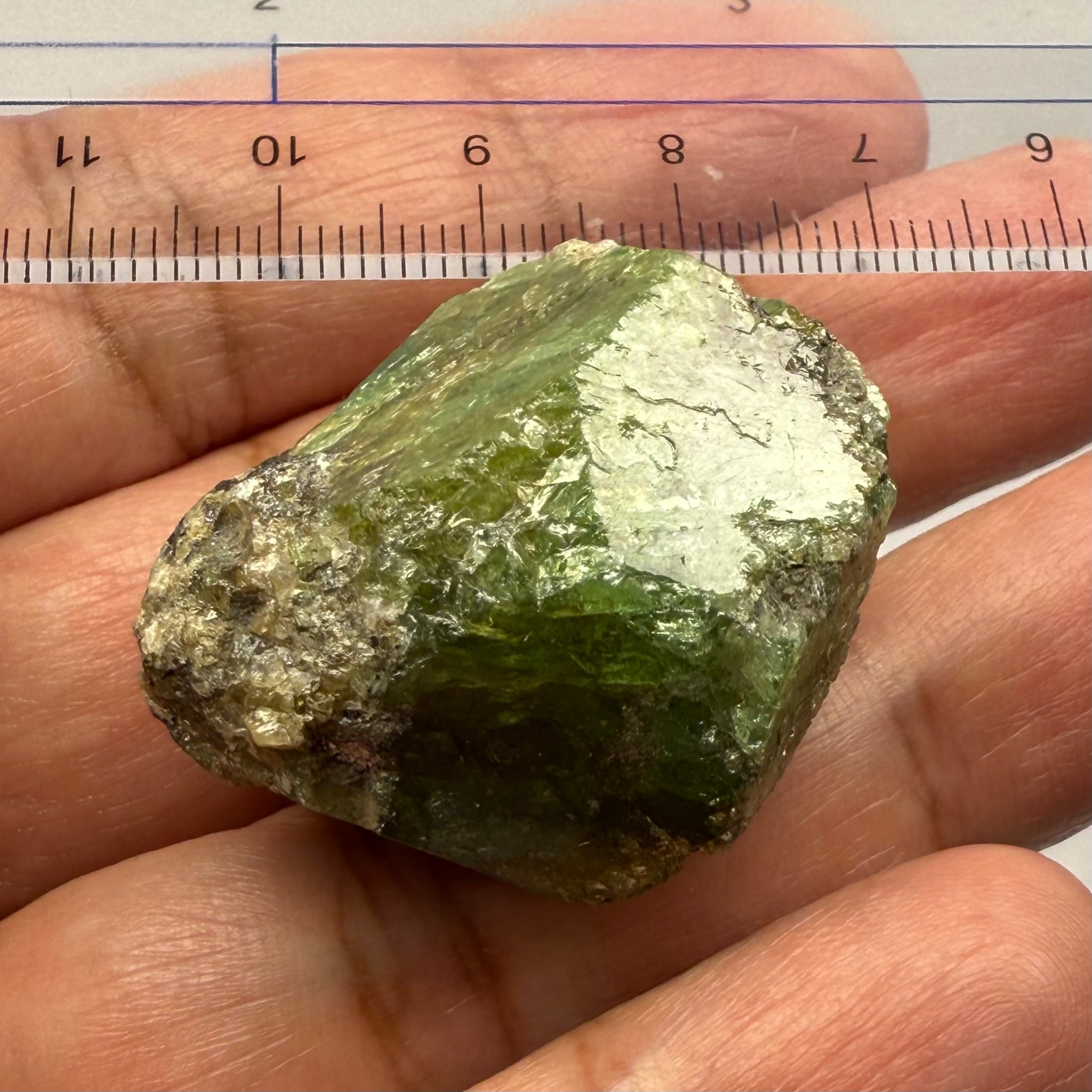 Tsavorite Garnet Crystal on Matrix, 159.8ct, Merelani, Tanzania, Untreated Unheated
