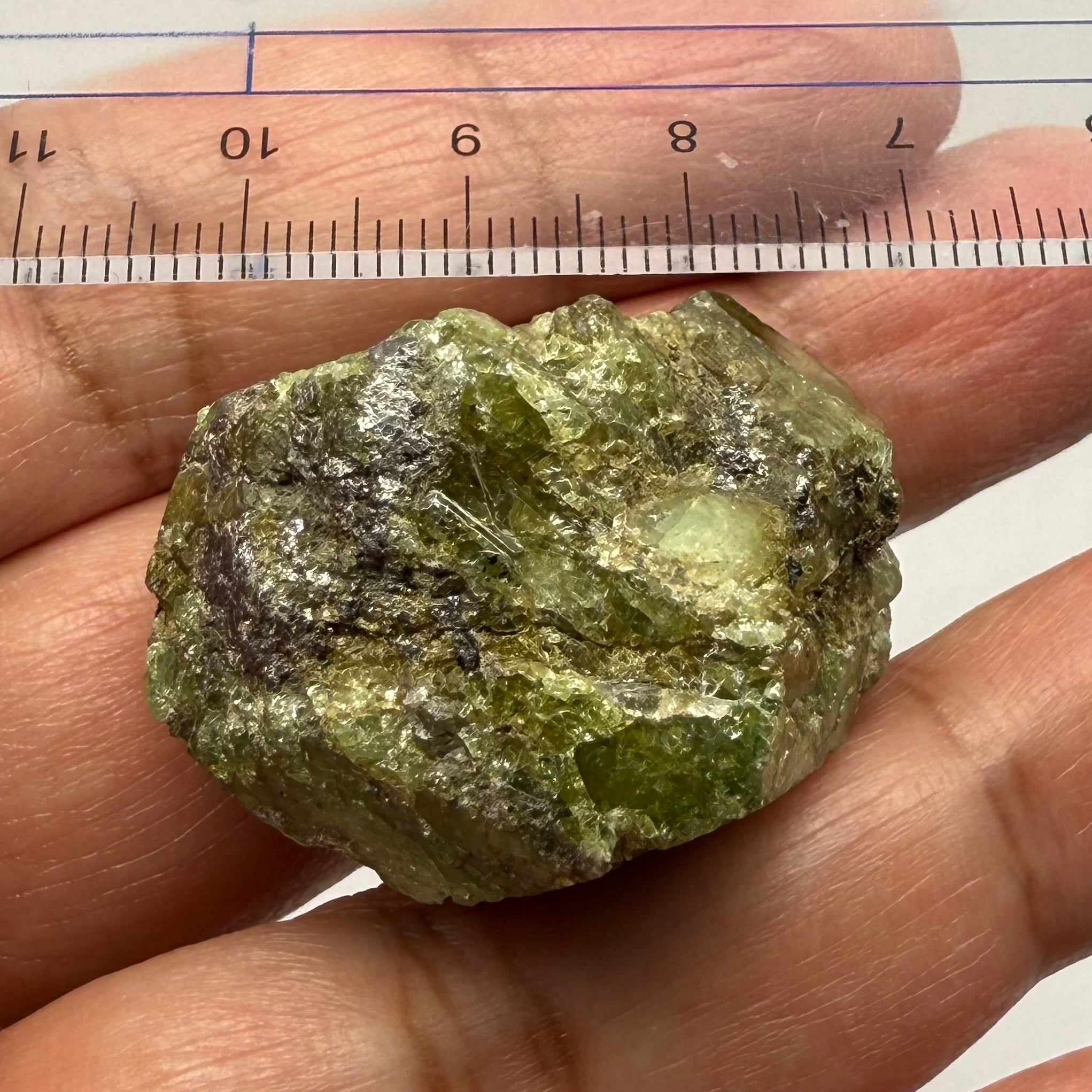 Tsavorite Garnet Crystal on Matrix, 159.8ct, Merelani, Tanzania, Untreated Unheated