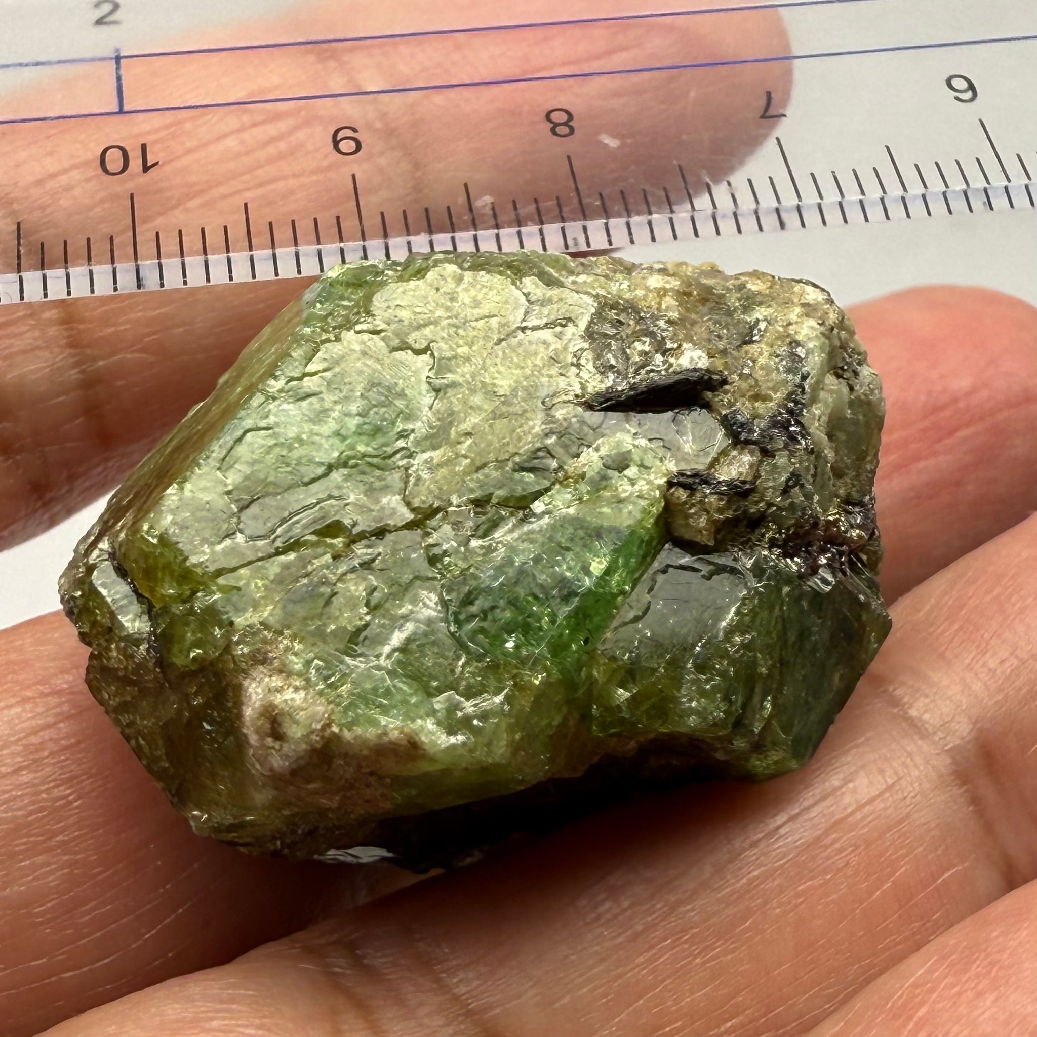 Tsavorite Garnet Crystal on Matrix, 159.8ct, Merelani, Tanzania, Untreated Unheated