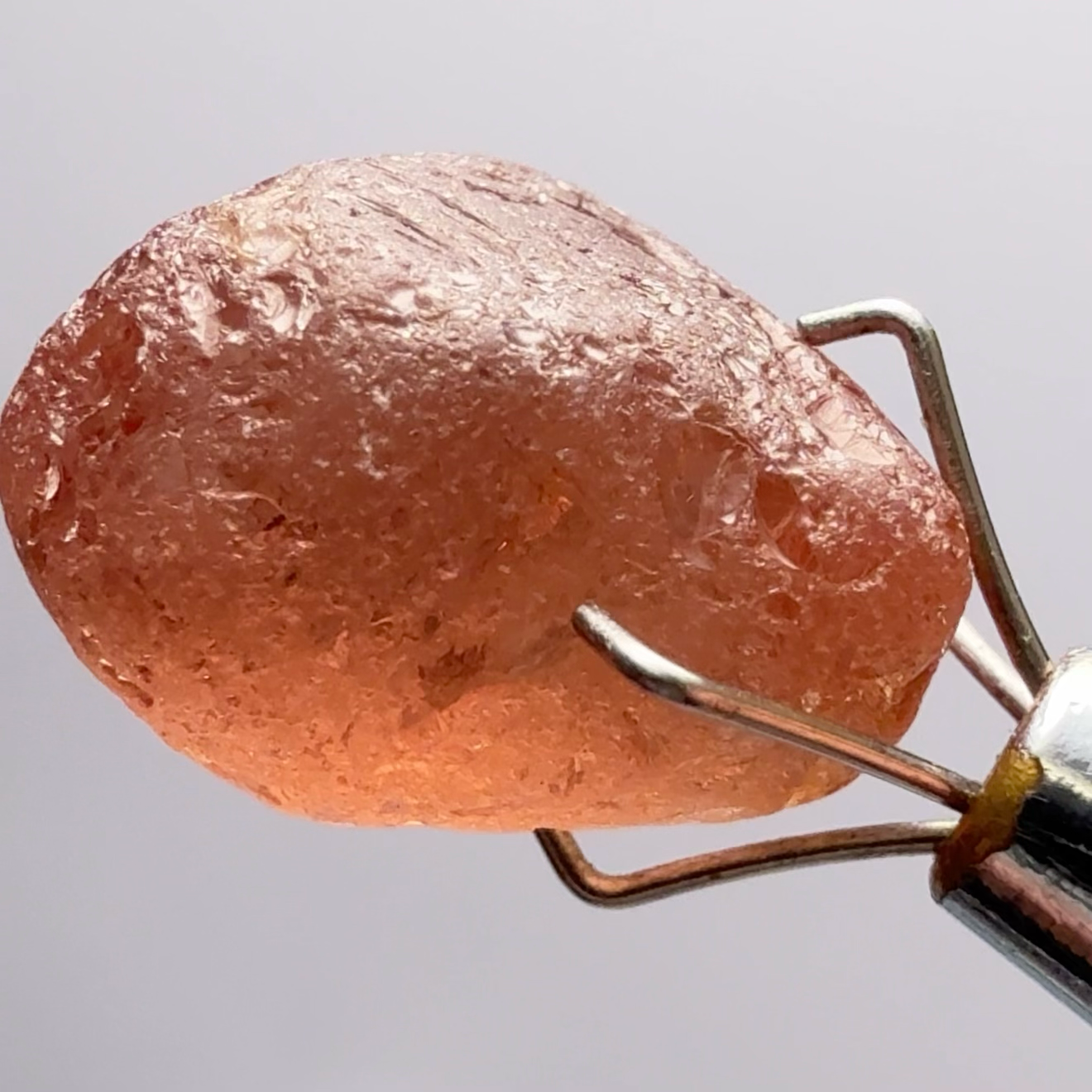 Malaya Garnet, 6.43ct, Umba Valley, Tanzania, Untreated Unheated, beautiful stone, vvs-if with very very slight silk